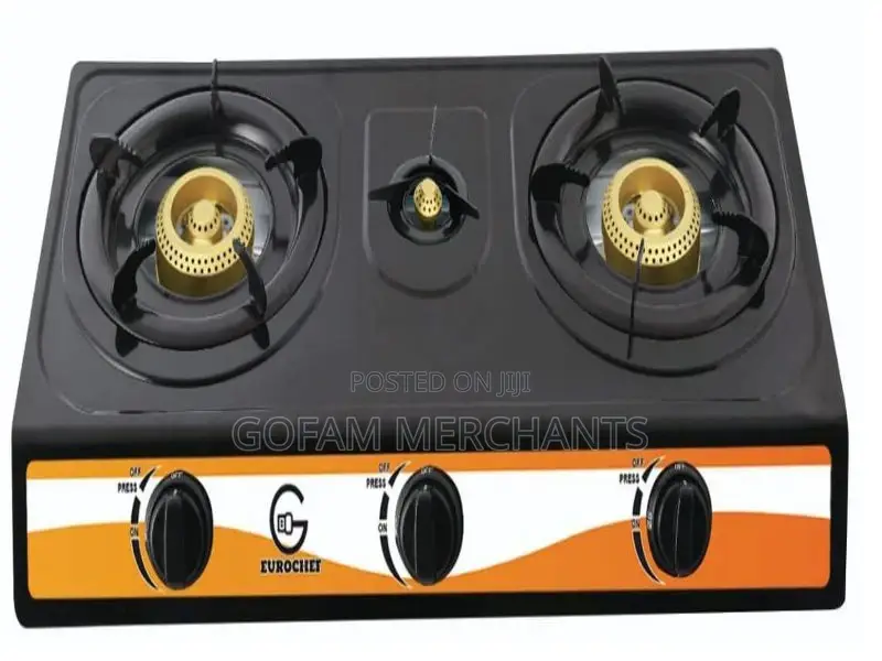 Eurochef 3-Burner Tabletop Gas Cooker