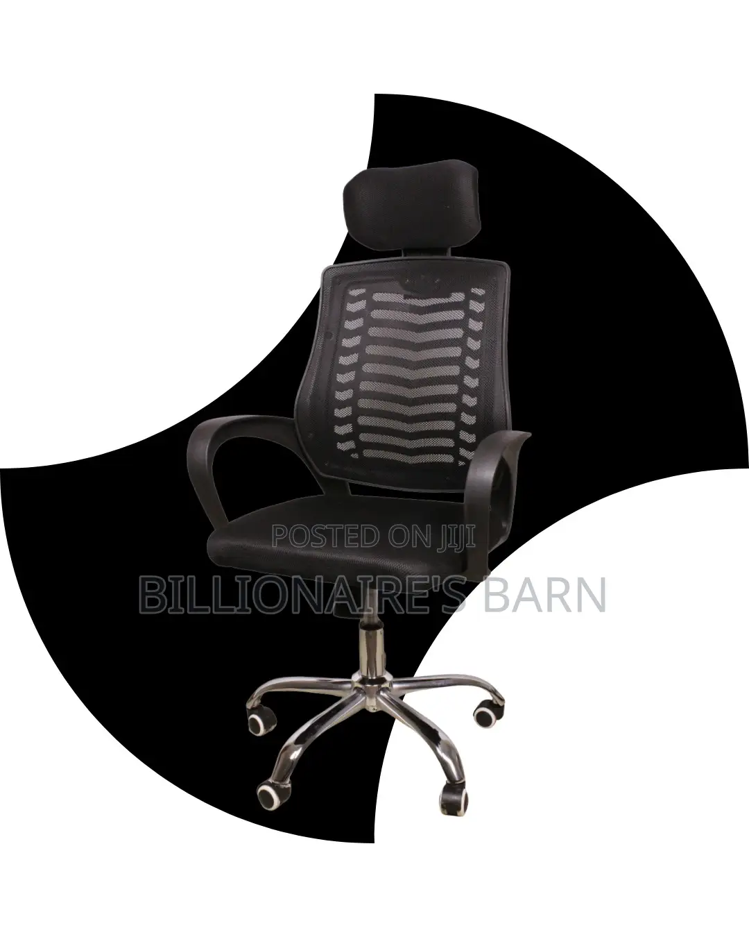 Executive Secretarial Mesh Chair | Headrest Support