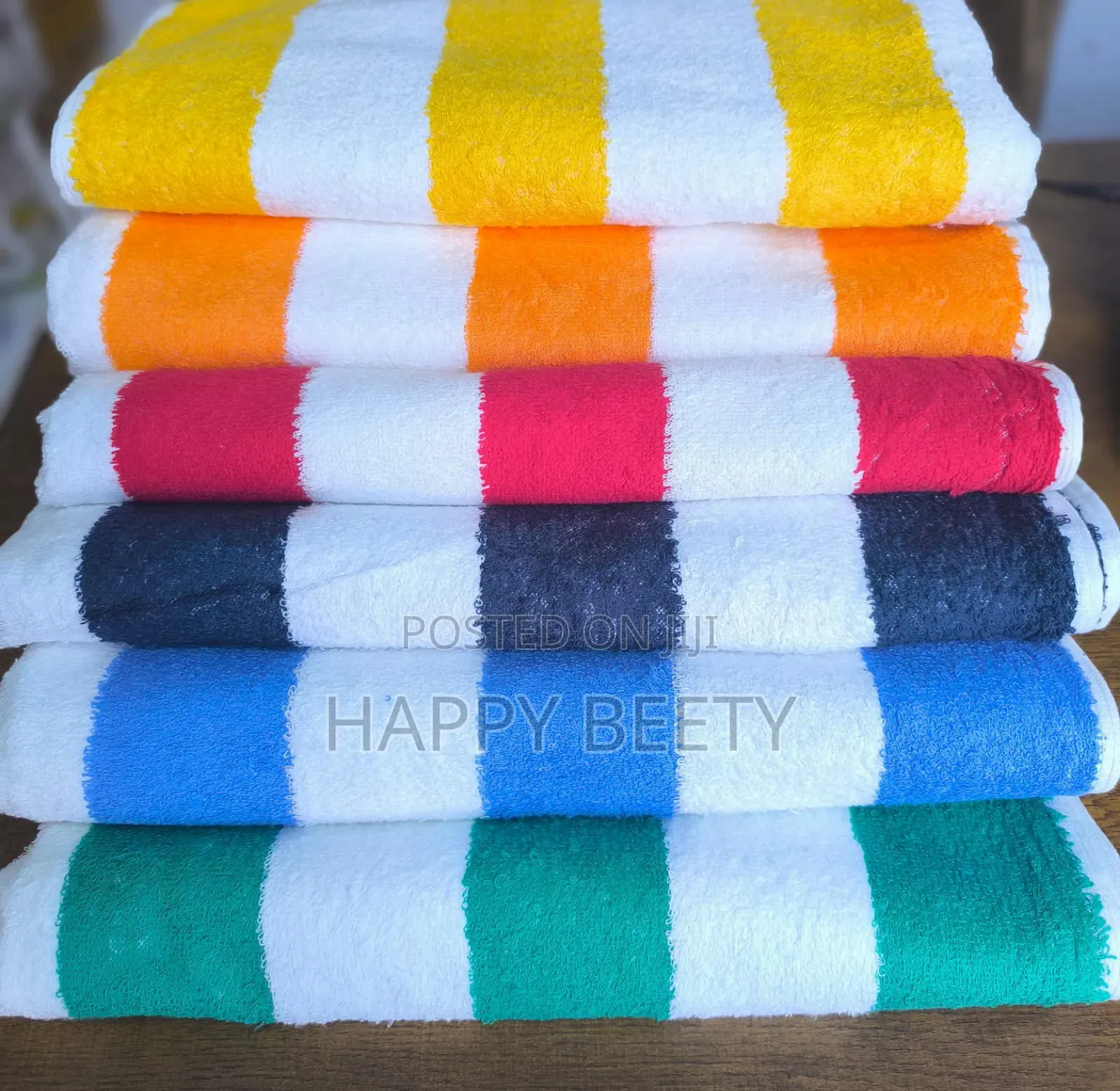 Caban Stripped Beach Towels