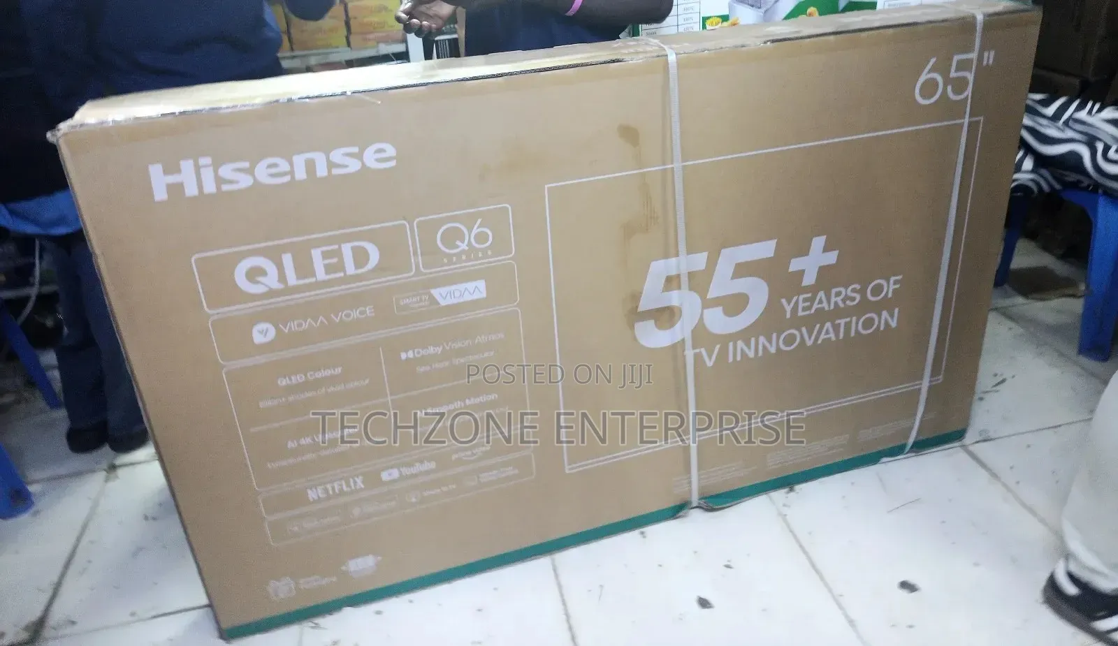 Hisense 65′′ Q6n Qled Smart Vidaa Tv 65q6n With Dolby Atmos 