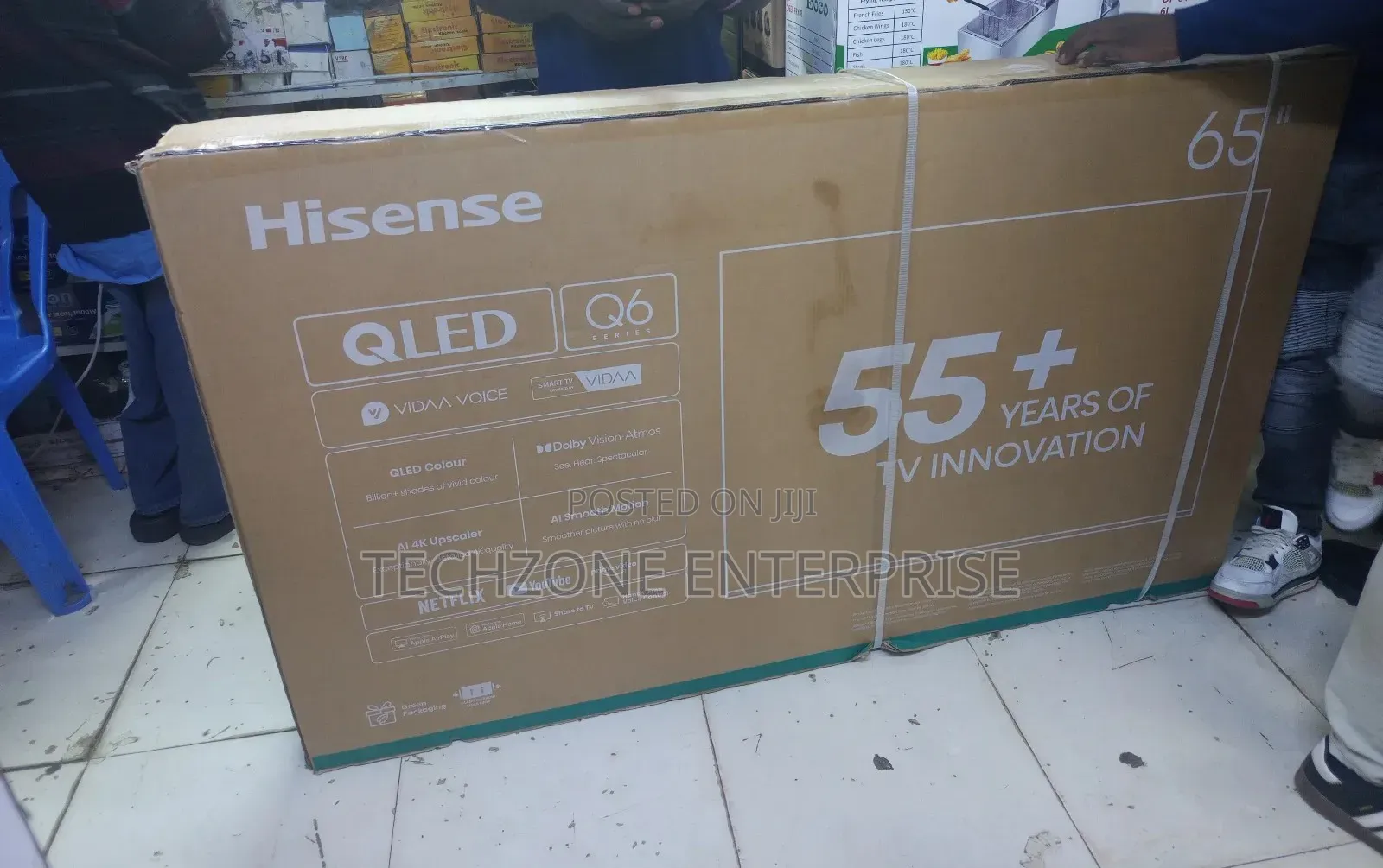 Hisense 65′′ Q6n Qled Smart Vidaa Tv 65q6n With Dolby Atmos 