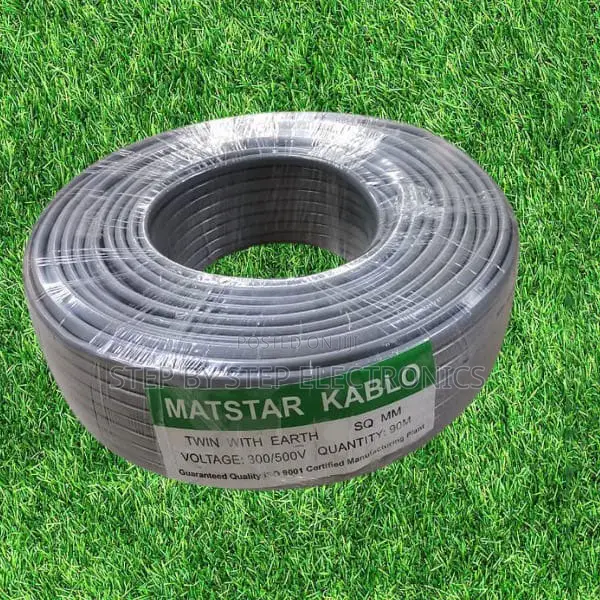 Strong 1.5mm2 Twin and Earth Electrical Cable 90m – Grey PVC Insulated