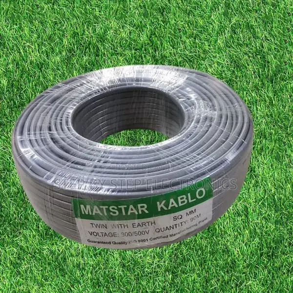 Long Lasting 1.5mm2 Twin and Earth 90m Electrical Copper Cable Roll