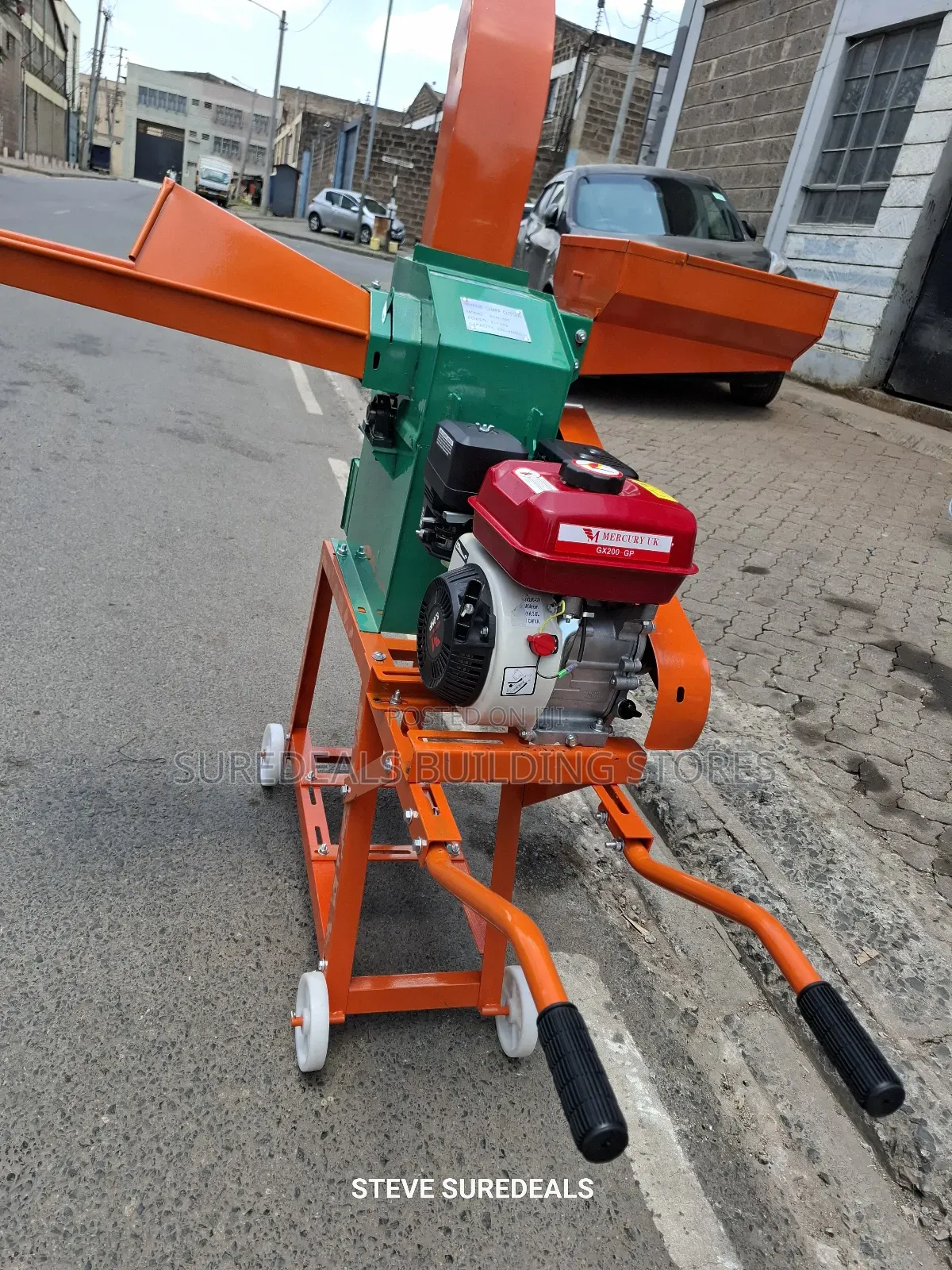 Aico Japan Chaff Cutter With a 7.5hp Petrol Engine.