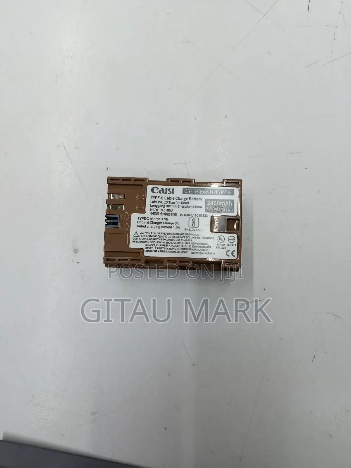 Caisi Lp E6nh Type C Battery 2400mah