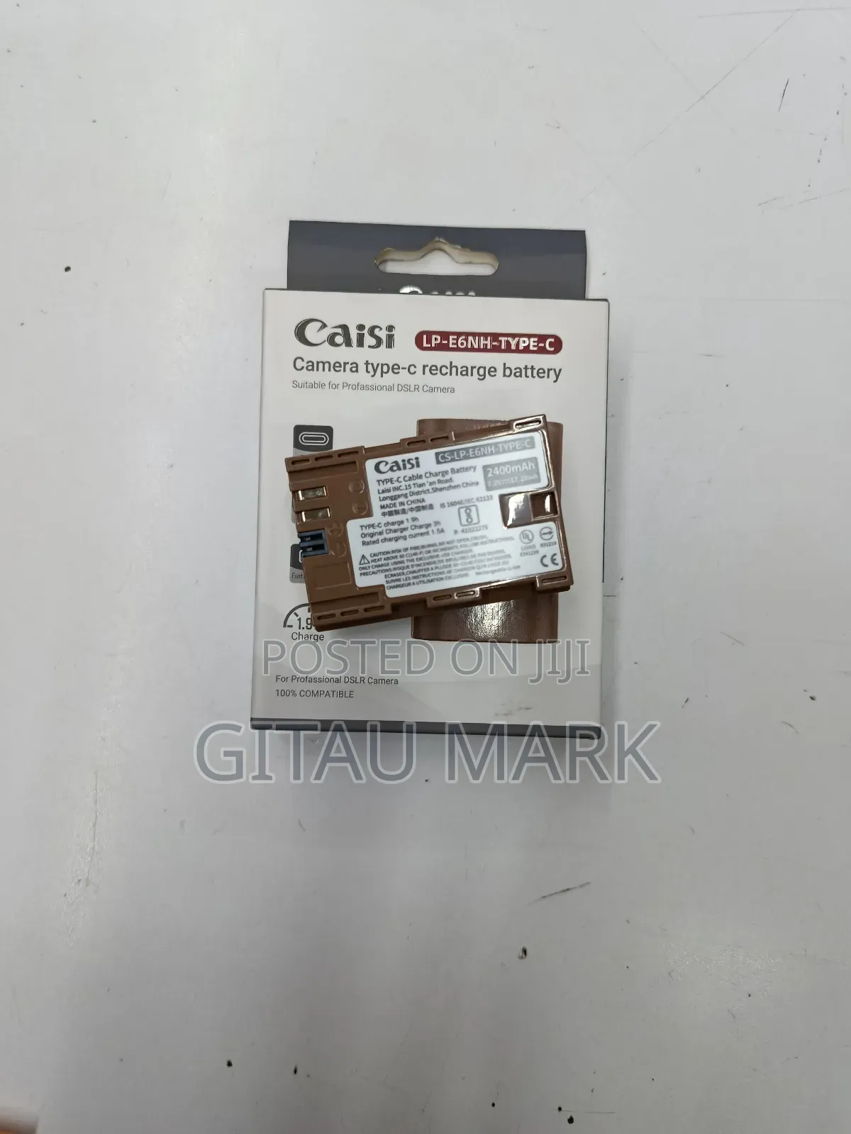 Caisi Lp E6nh Type C Battery 2400mah
