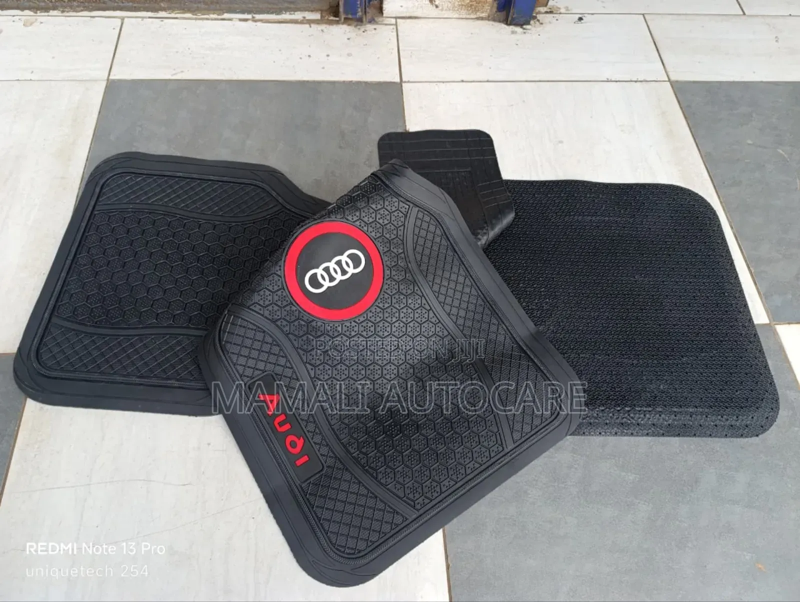 Audi Car Rubber Mats 5pcs Interior Protection Set