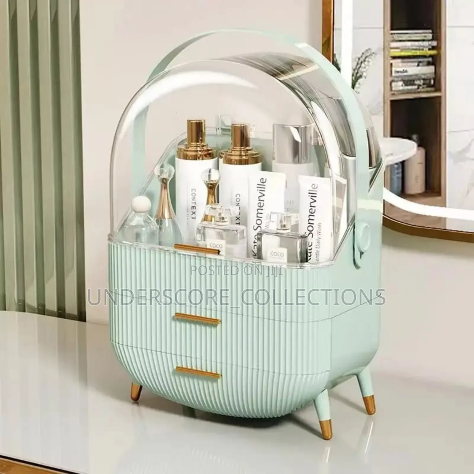 35l Oval Appearance Makeup Storage Box