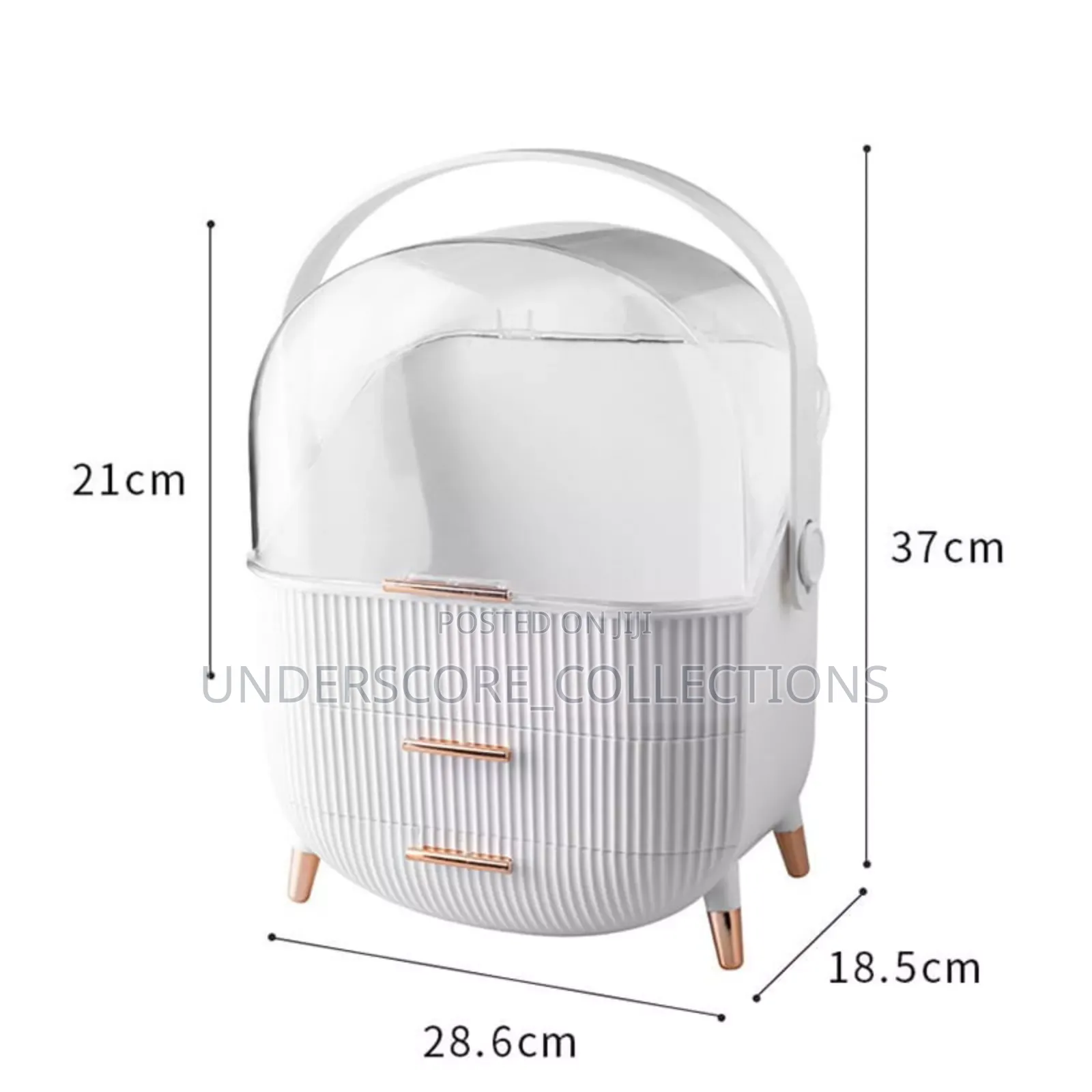 35l Oval Appearance Makeup Storage Box