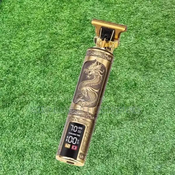 Vintage T9 Led Display Cordless Beard Trimmer Hair Clipper Shaver