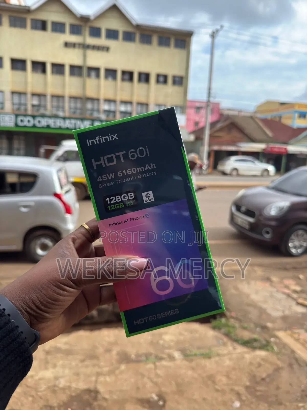 New Infinix Hot 60i 128 GB Purple