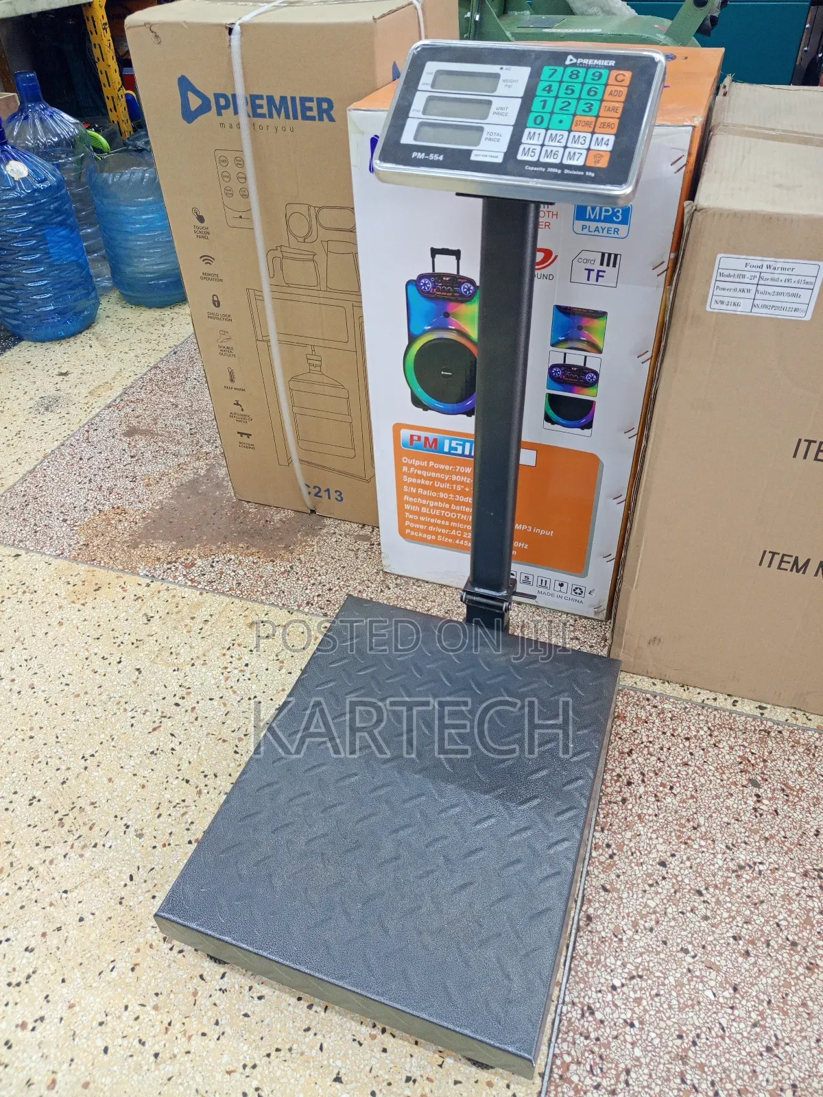 Premier Pm-554 300kg Rechargeable Digital Platform Scale