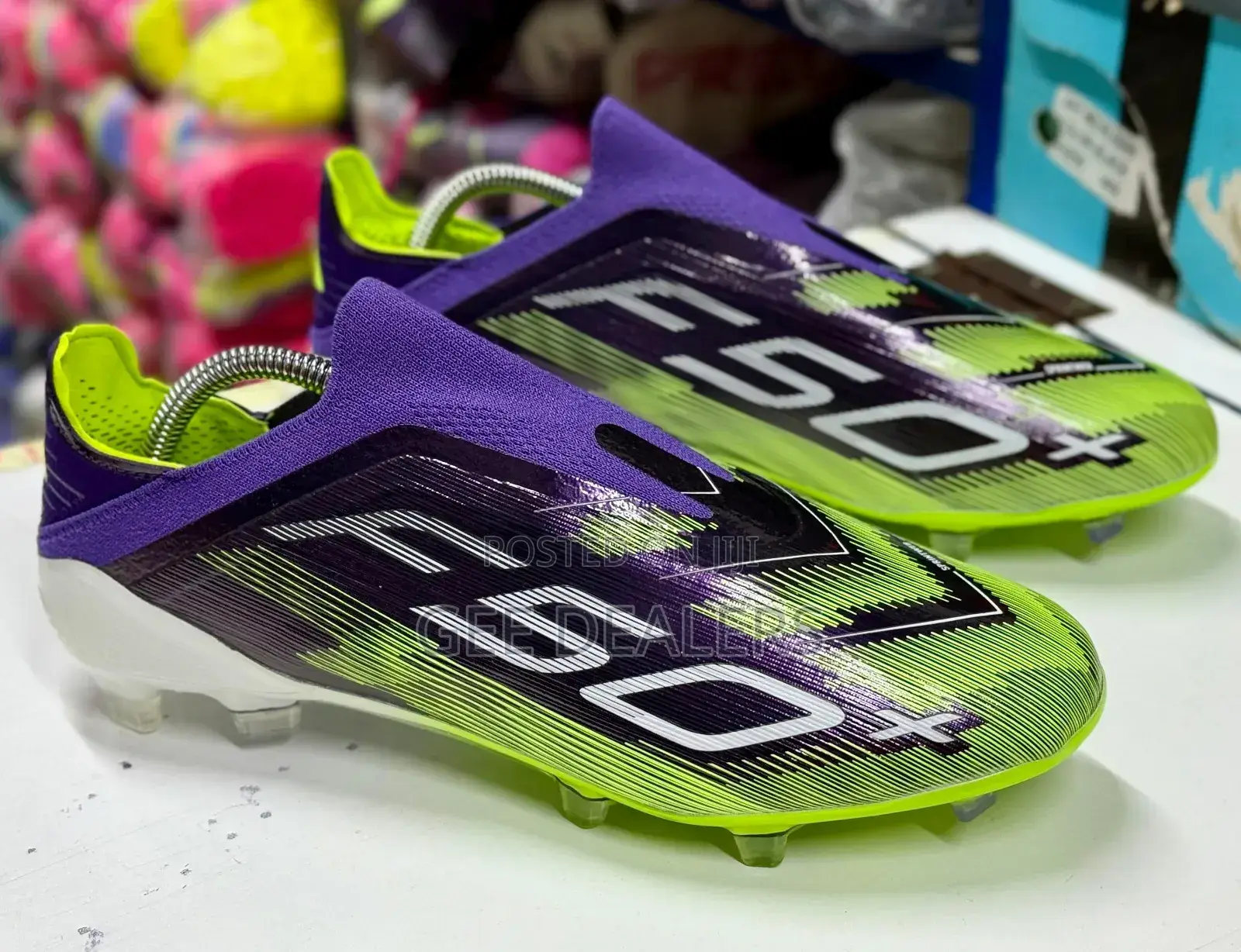 Laceless Football Boots,Firm Ground F50 Cleats