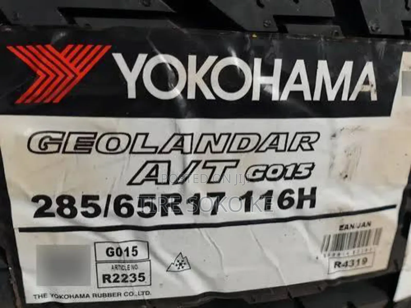 285/65r17 Yokohama Geolander G015