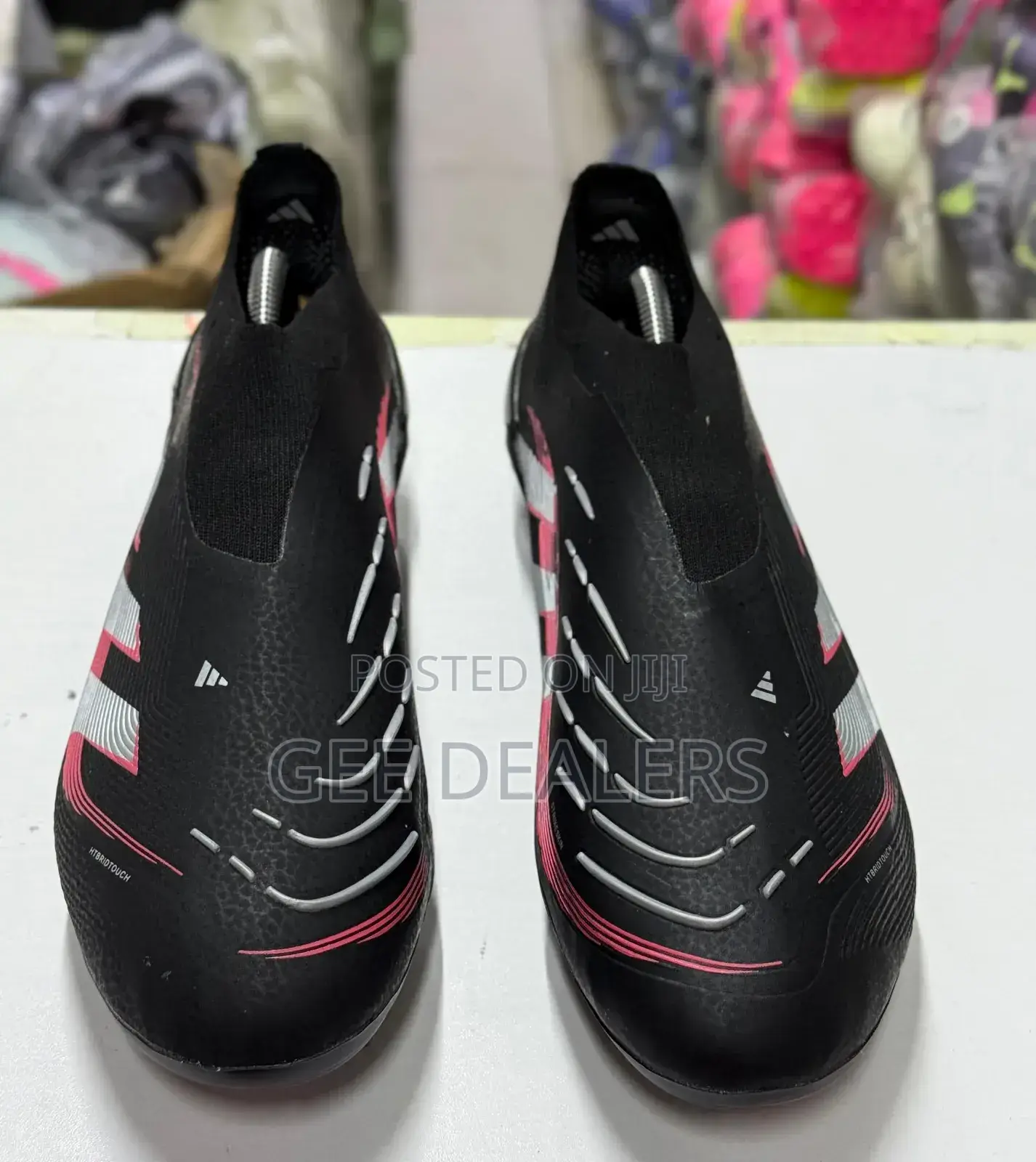 Laceless Adidas Predator Boots, Soccer Boots