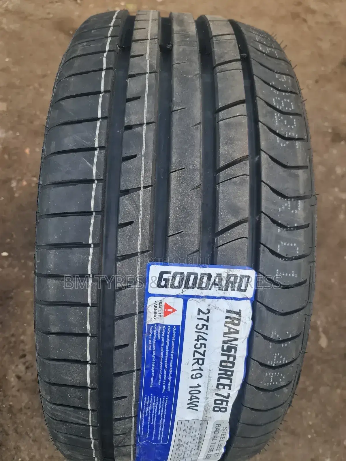 275 /45 R19 Goddard Tyres (Transforce)
