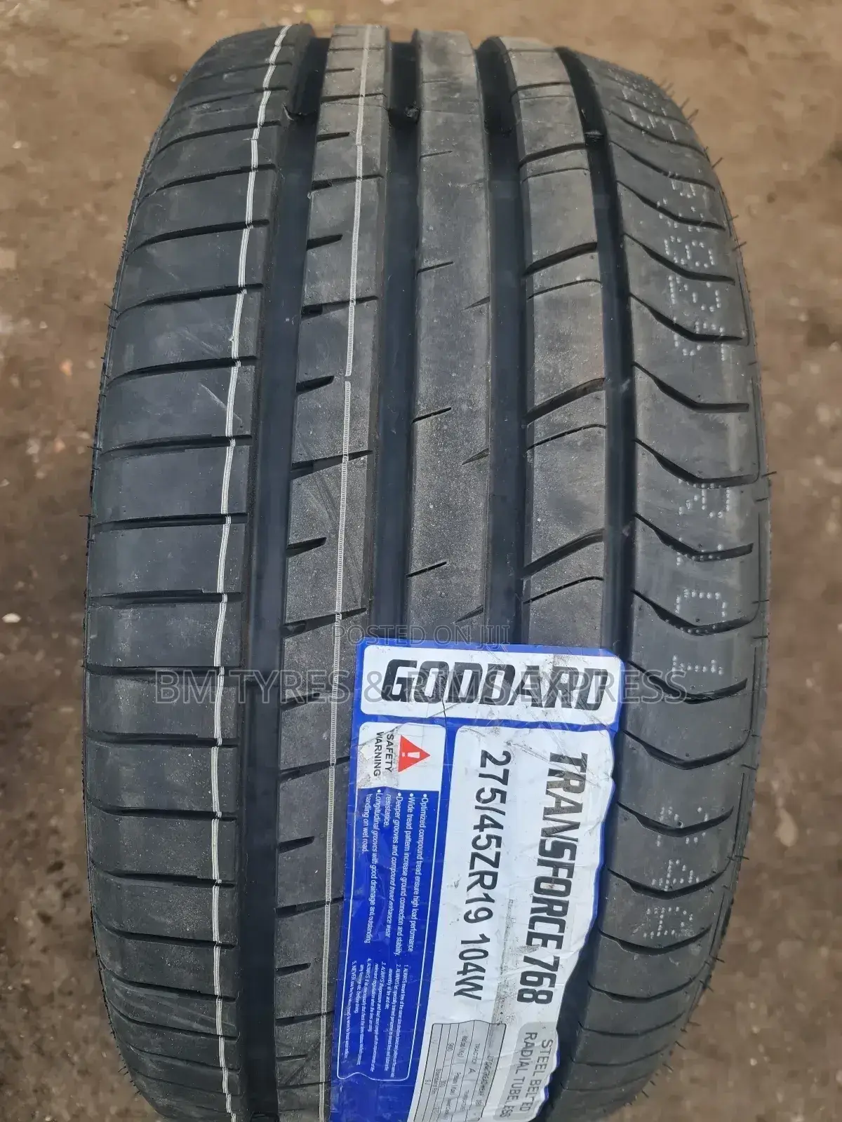 275 /45 R19 Goddard Tyres (Transforce)