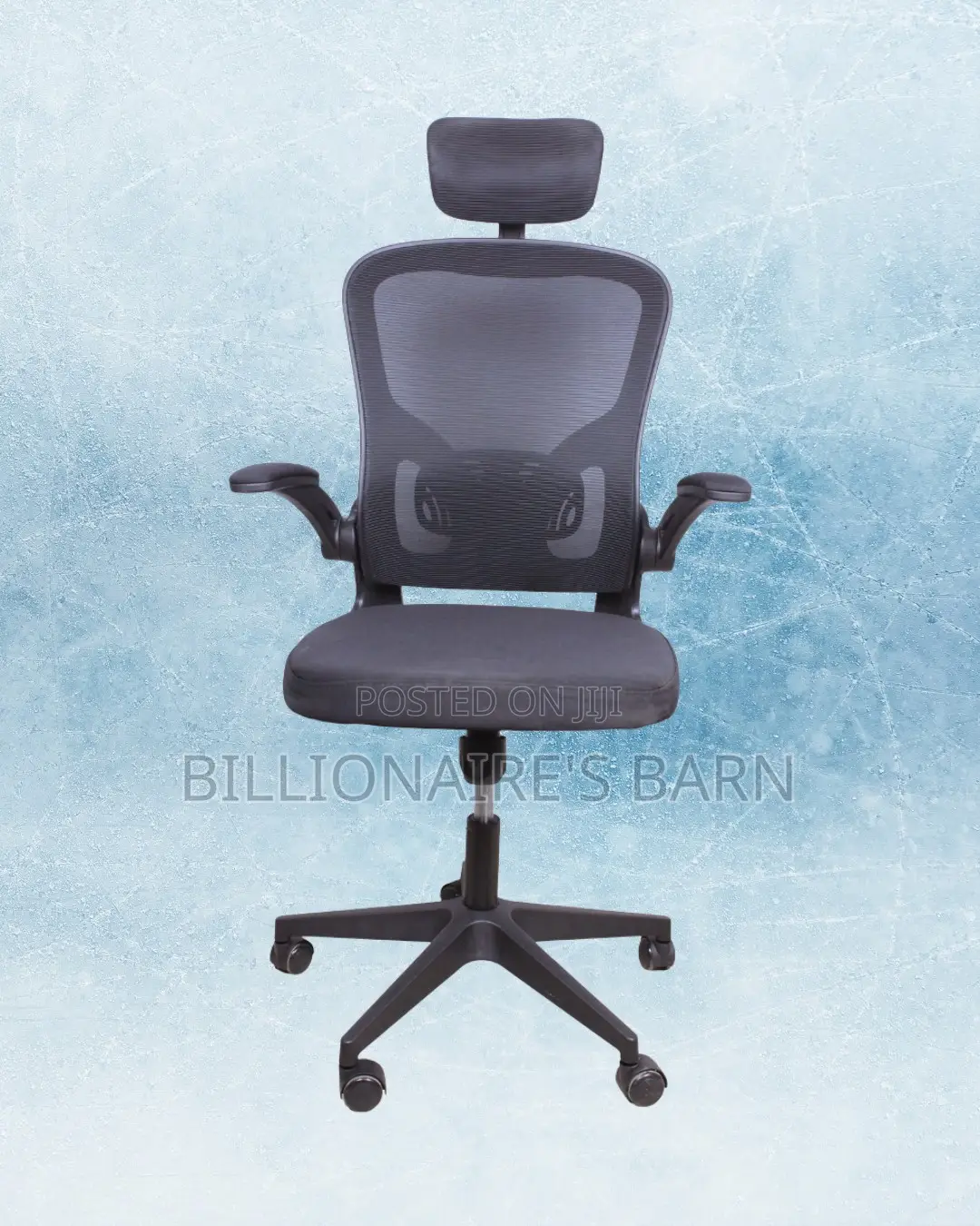 Premium Grey Ergonomic Office Chair — Easy to Clean