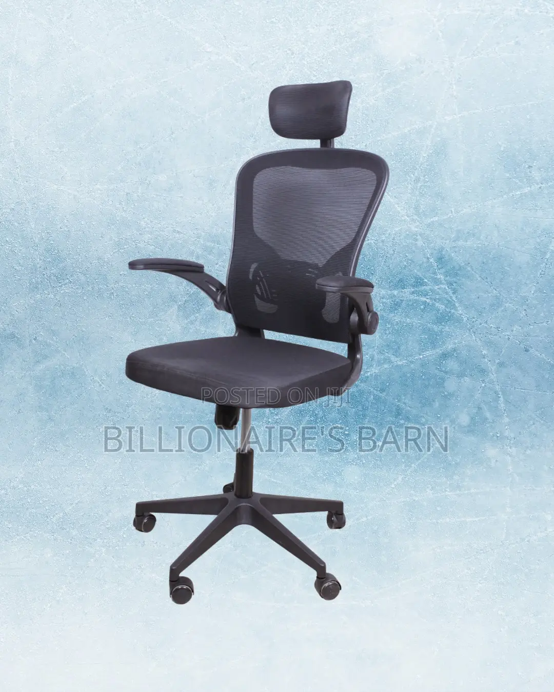 Premium Grey Ergonomic Office Chair — Easy to Clean