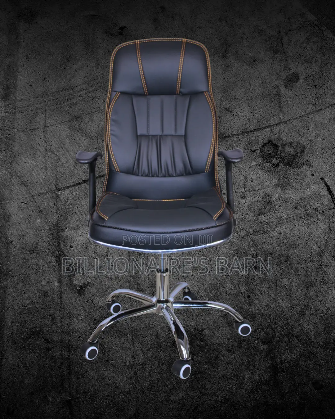 Executive Leather Office Chair (Plush) — Limited Stock