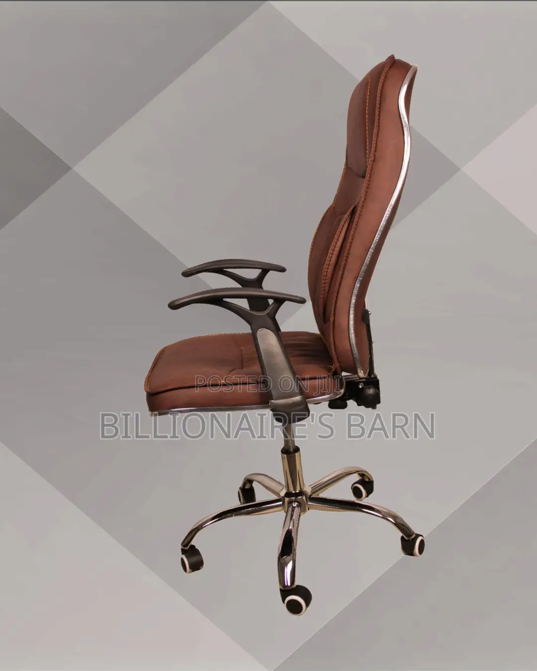 Ergonomic Executive Leather Chair | Sleek Tilt Lock Mechanism