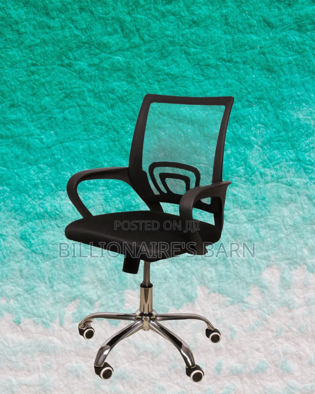 High-Back Secretarial Mesh Office Chair | Lumbar Support