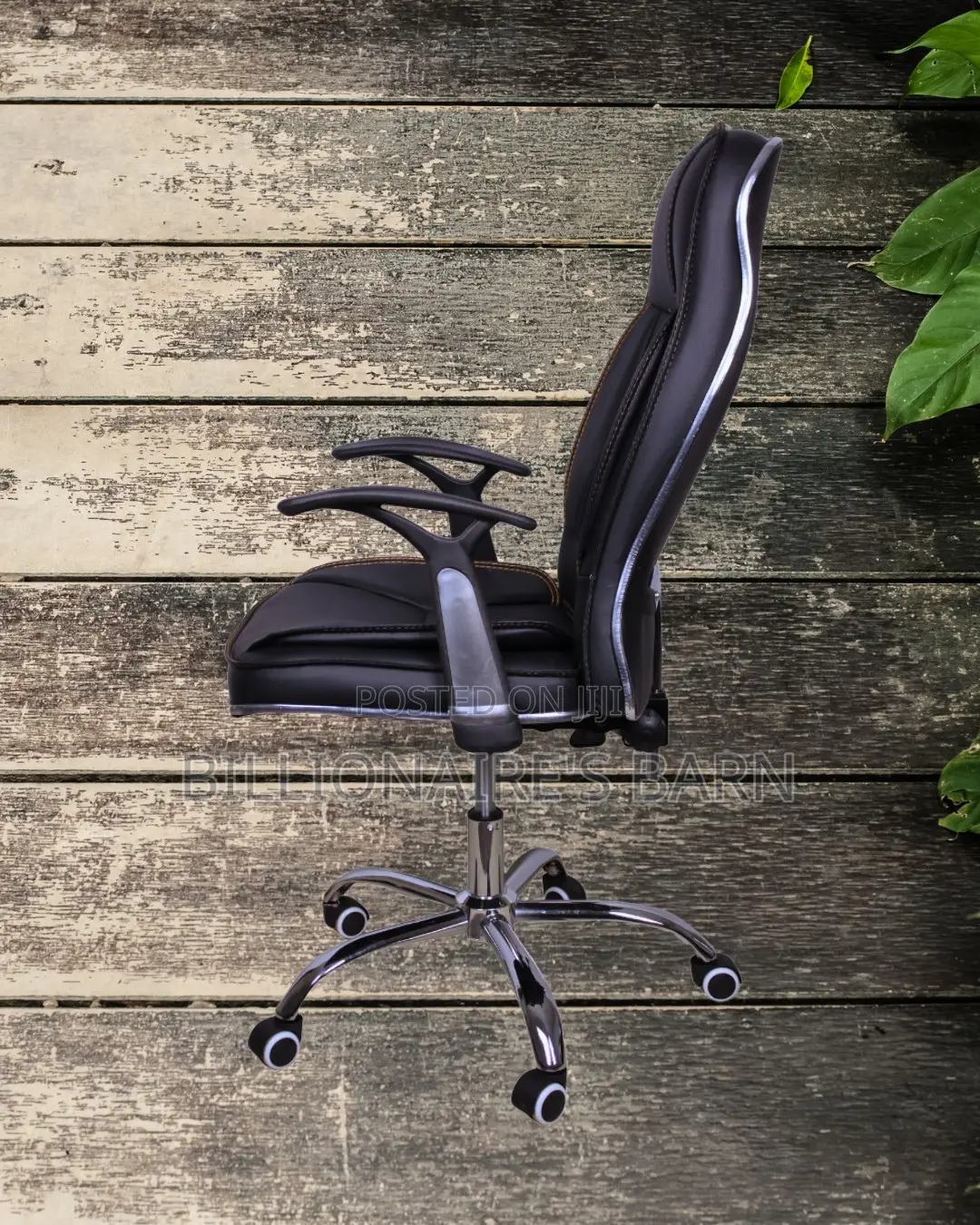 Durable Executive Leather Office Chair | Tilt Lock Mechanism