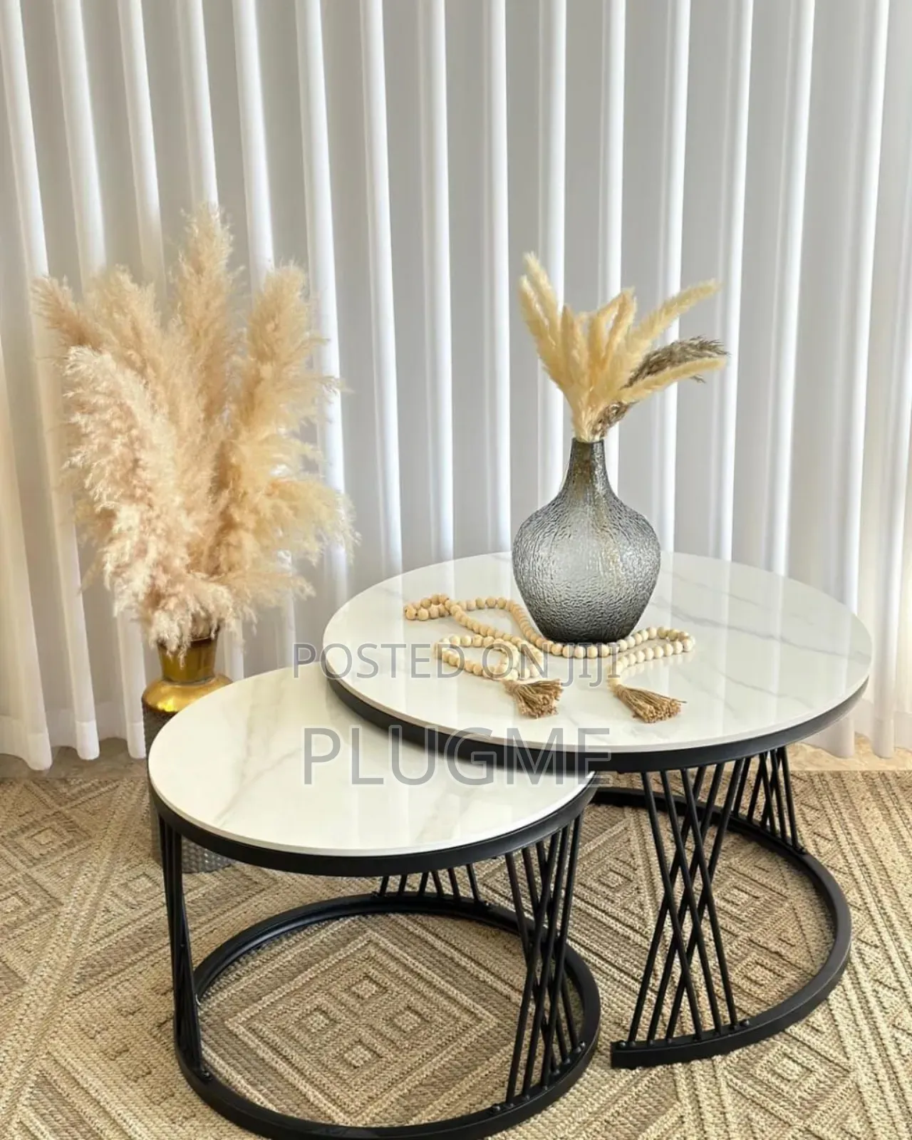 Modern Luxury 2in1 Marble Nesting Tables.