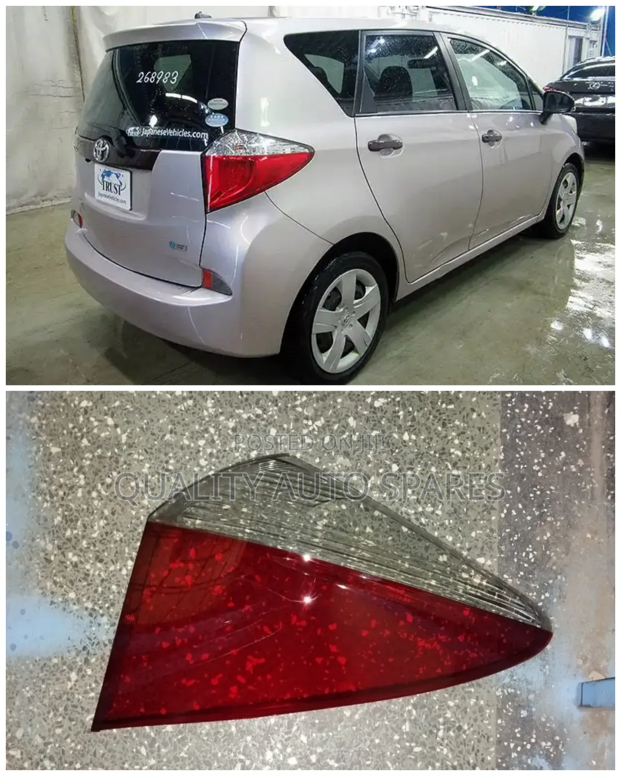 Toyota Ractis Taillight Lens