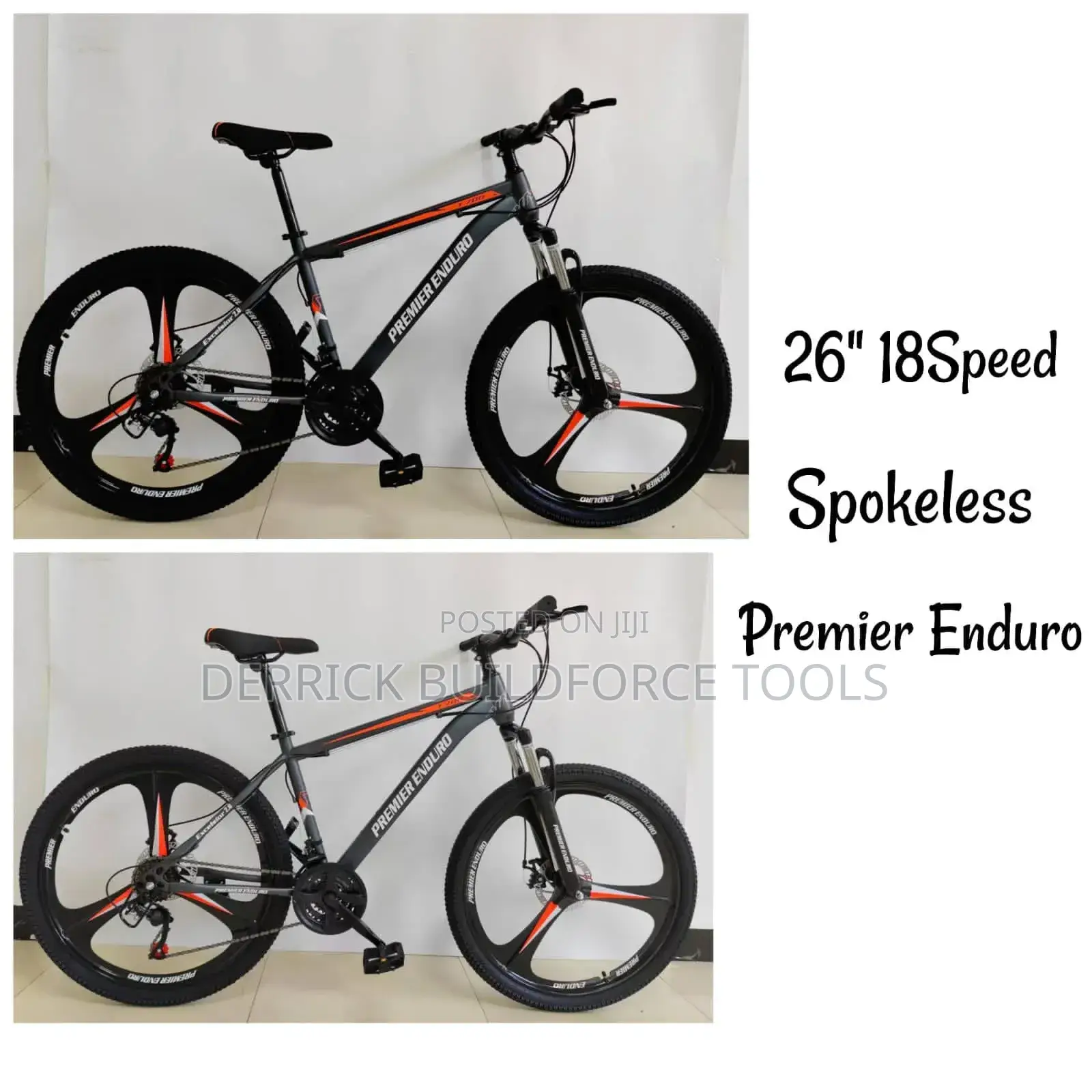 Spokeless Premier Enduro 26" 18speed Bike