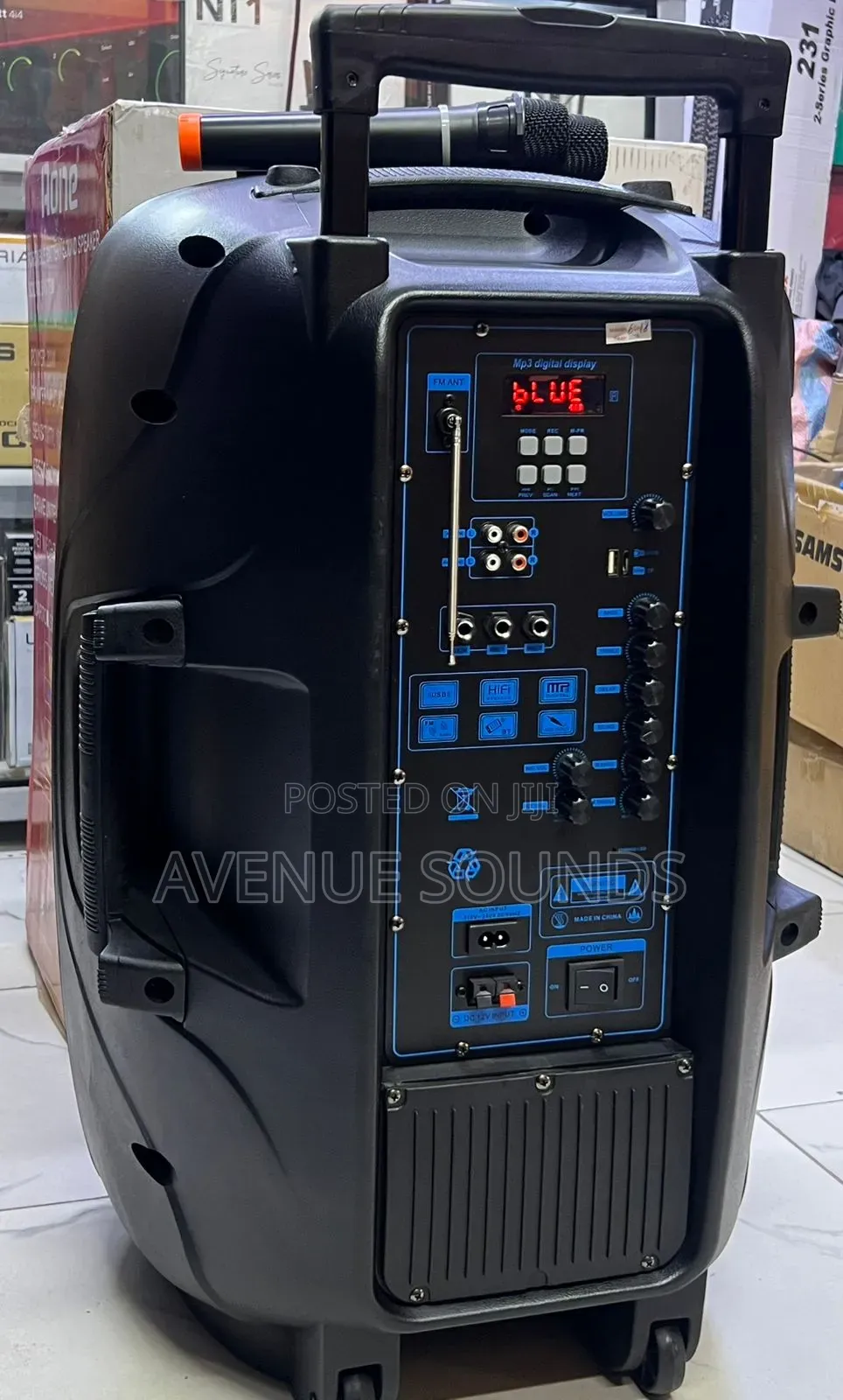 Portable Aone 15inch Powered Speaker With Mics