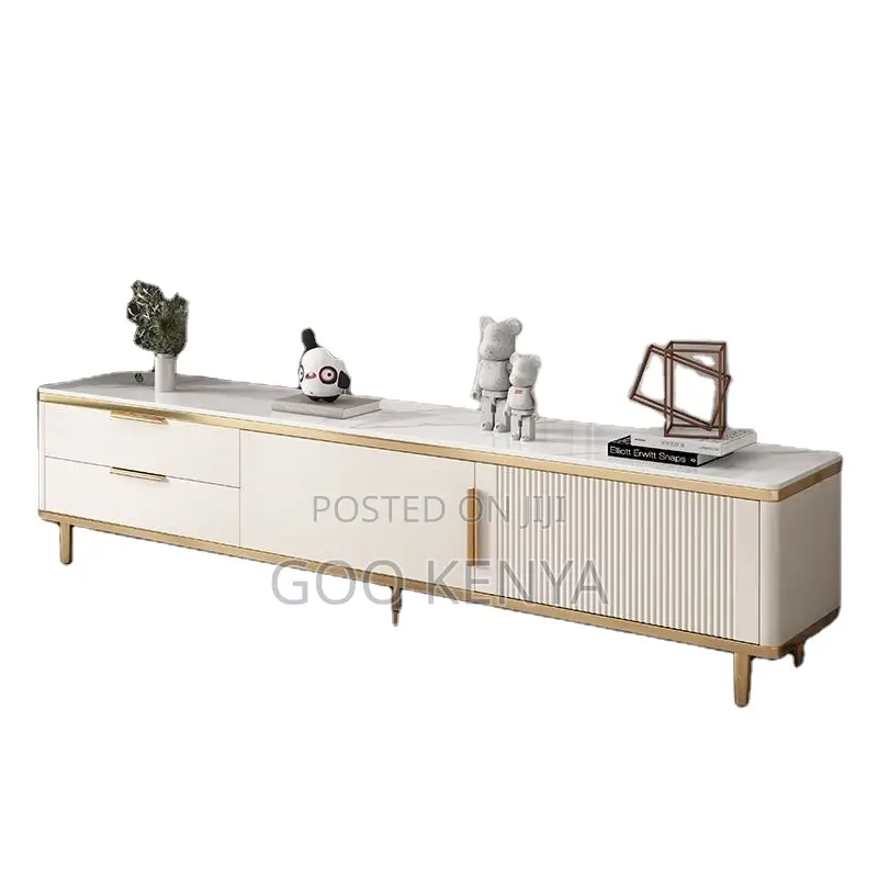 Home Tv Cabinet; White Wooden Tv Stand With Drawers