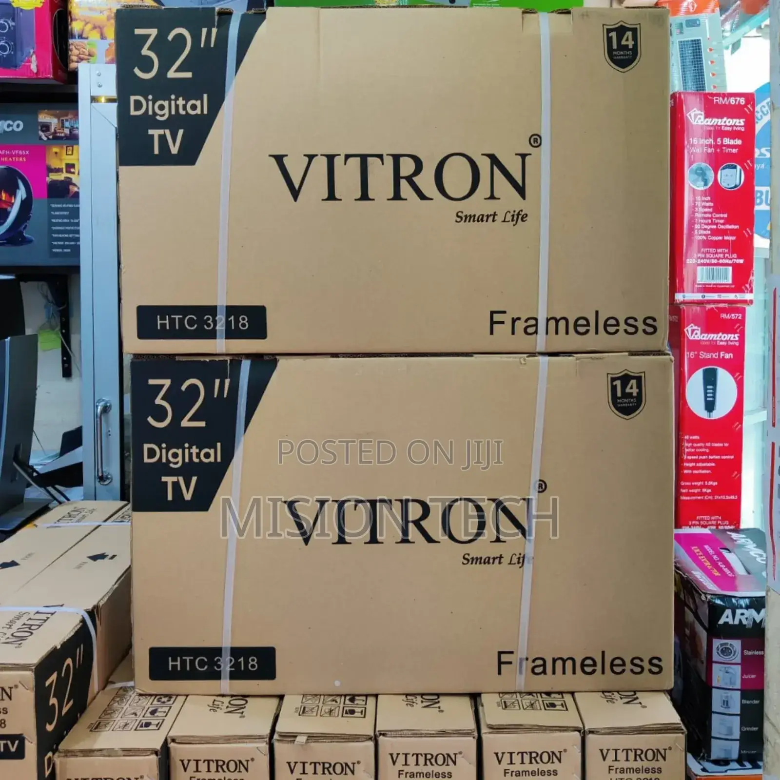 Vitron 32′′ Inch Digital Led Frameless Television
 