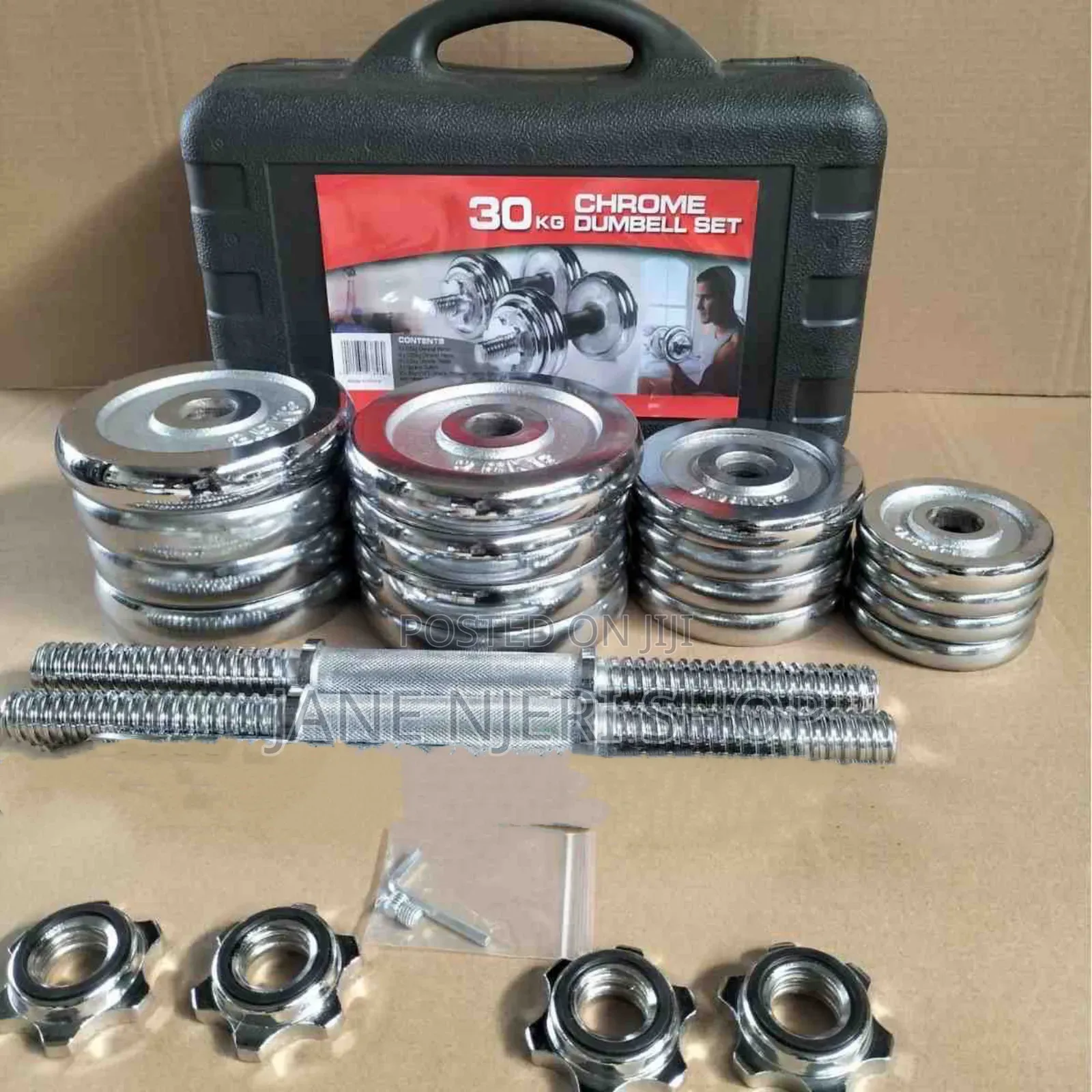 Quality  30 Kg Dumbells Set With Case