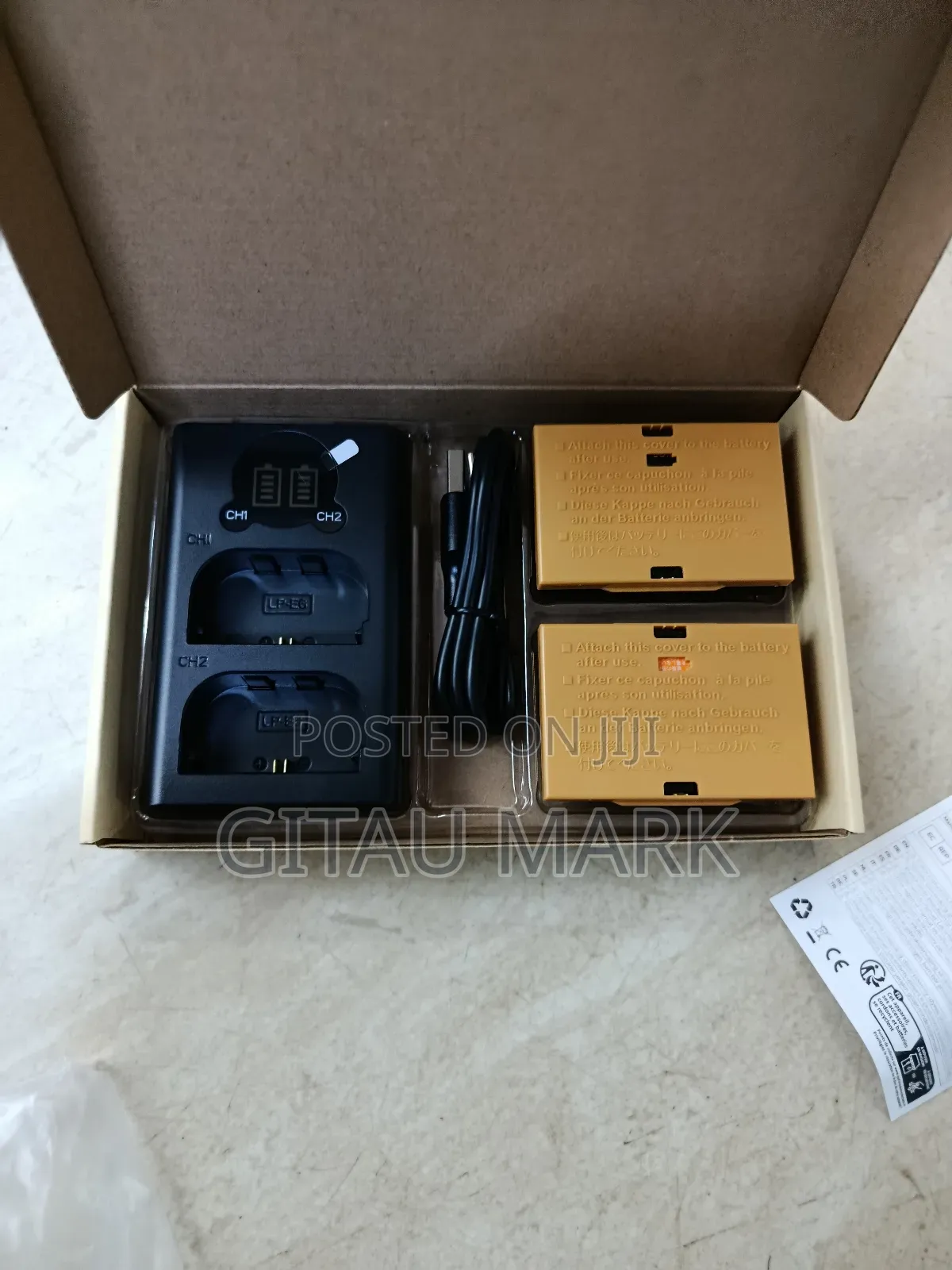 K F Concept Lp E6 Battery Kit(2 Batteries + Dual Charger)