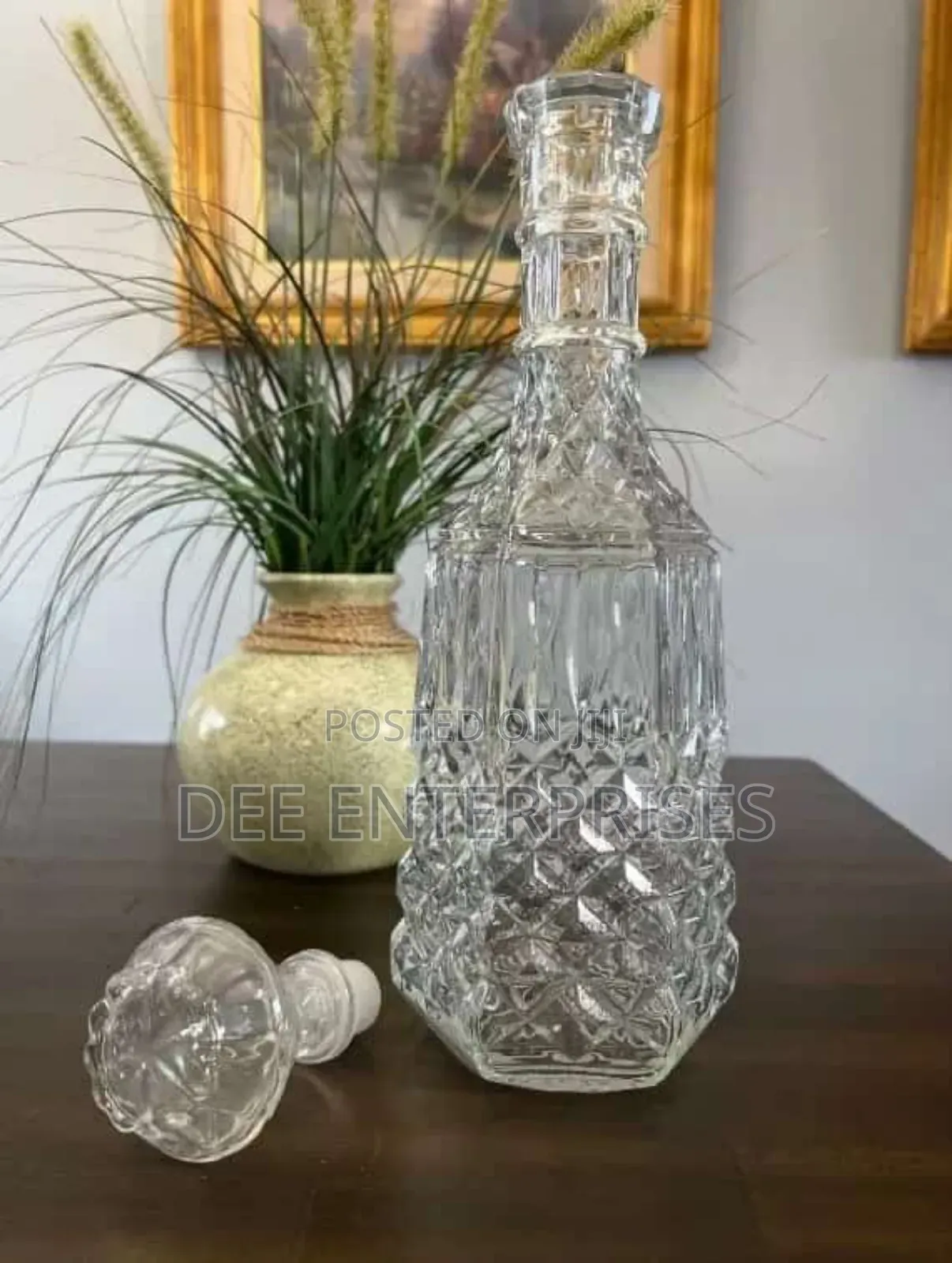Long Neck Crystal Glass Decanter