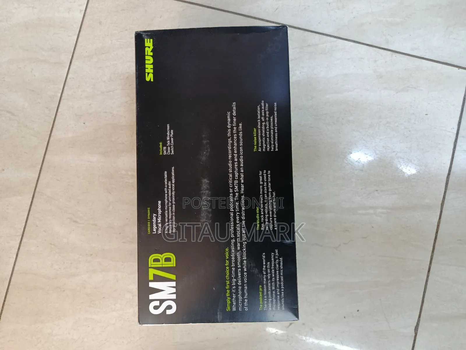 Shure Sm7b Legendary Vocal Microphone