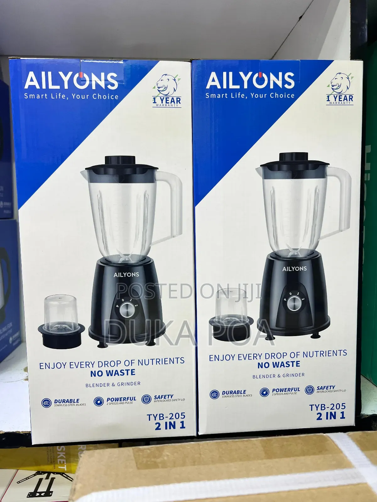 Ailyons 2 in 1 Blender Quality Blender