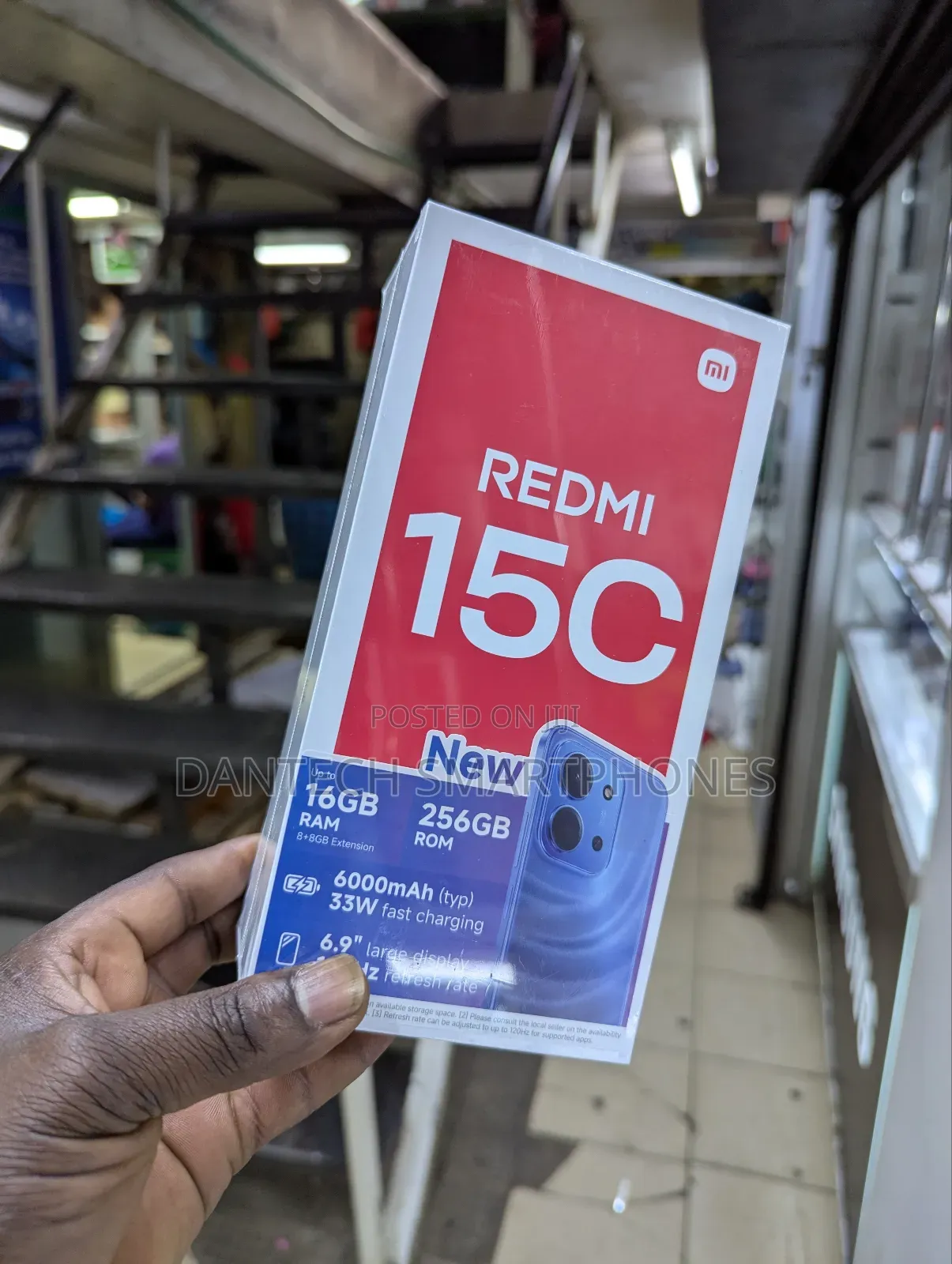 New Xiaomi Redmi 15C 4G 256 GB Black
