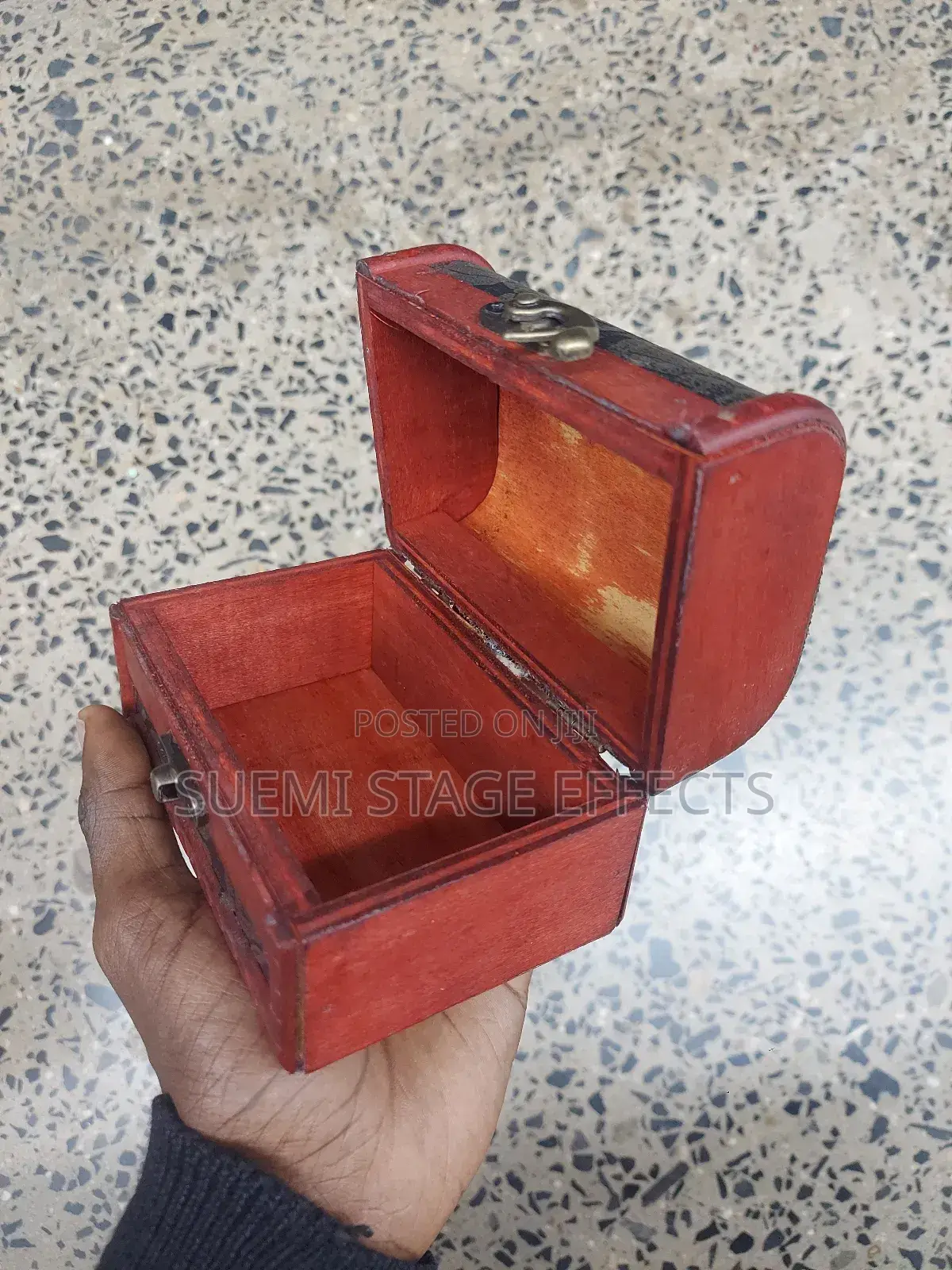 Vintage Wooden Jewelry Box – Antique Themed