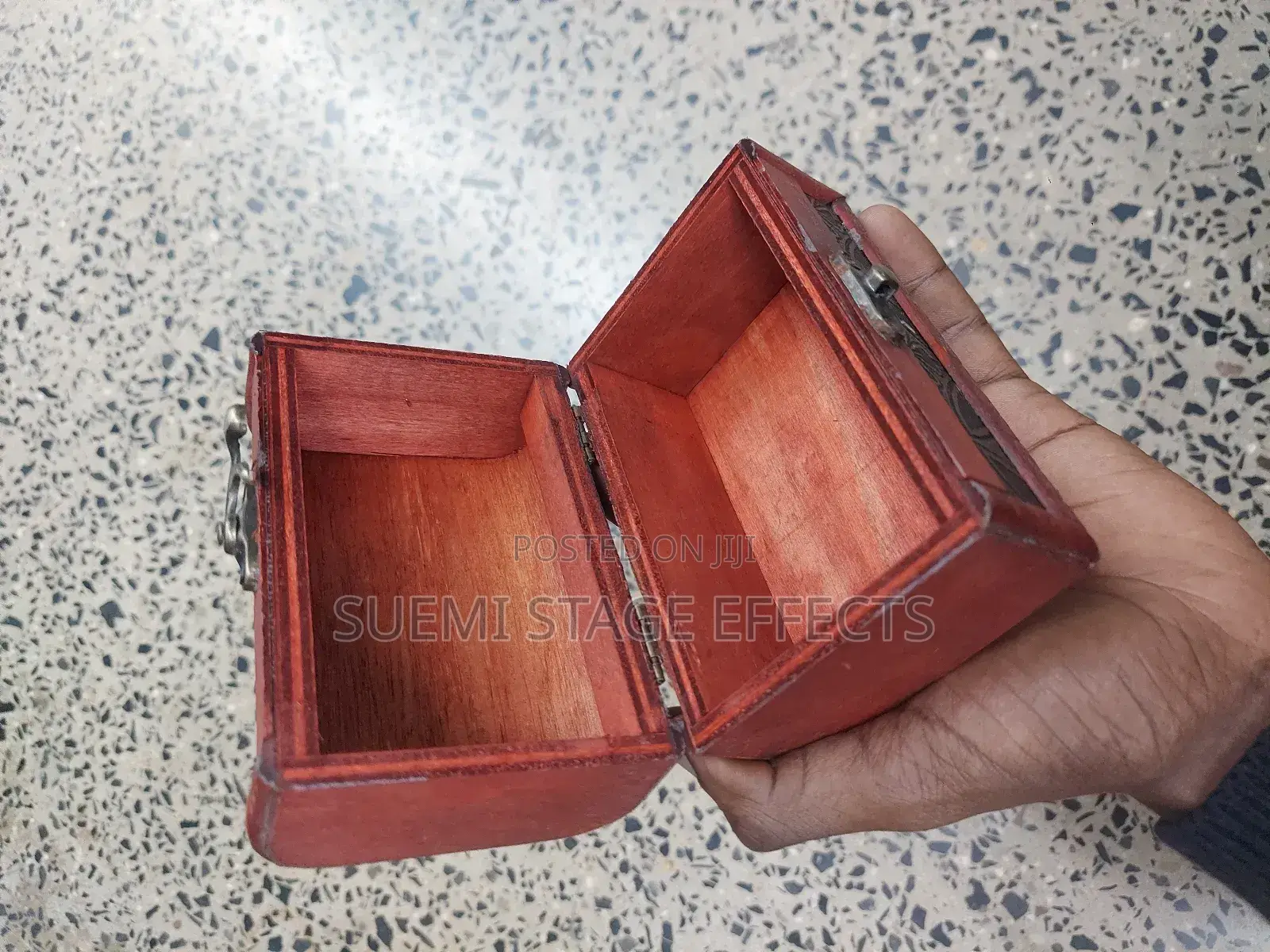 Wooden Antique Jewelry Box – Vintage Treasure Storage