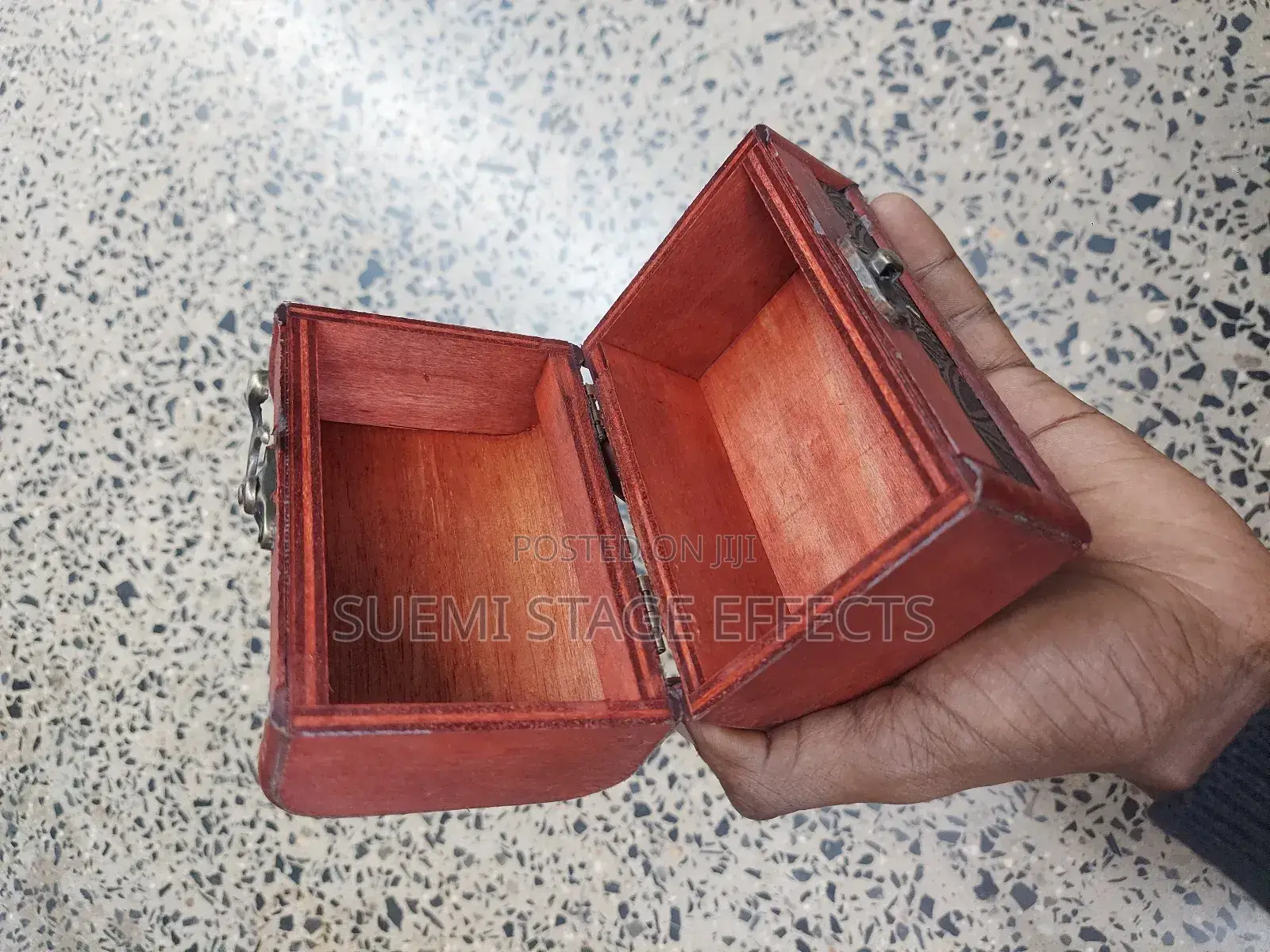 Wooden Antique Jewelry Box – Vintage Treasure Storage