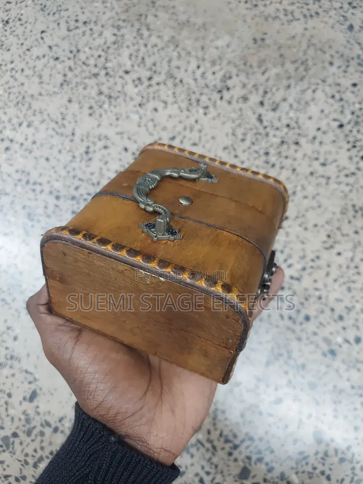 Vintage Wooden Jewelry Storage Box – Antique Look