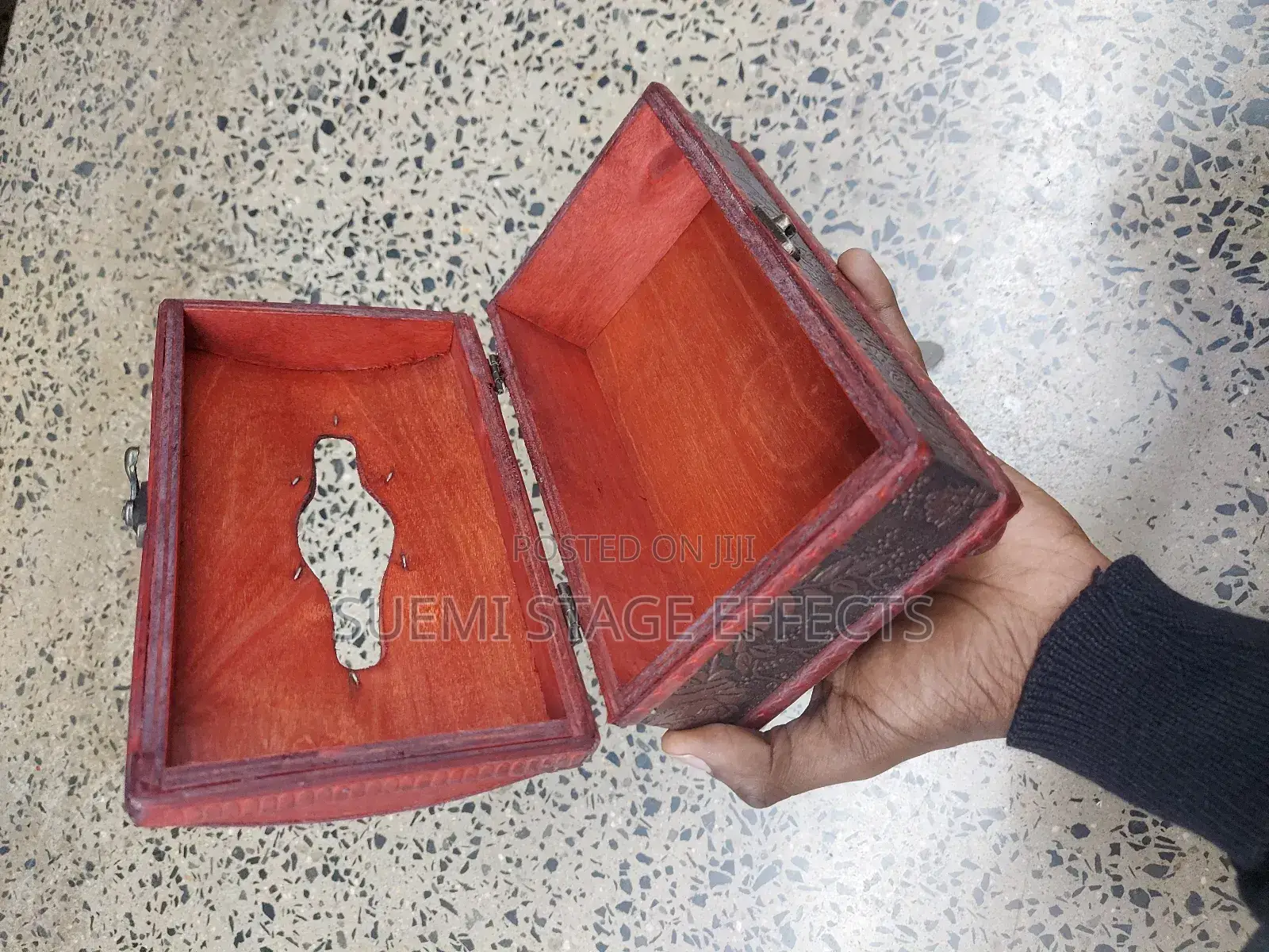 Antique Wooden Tissue Box – Vintage Home Décor