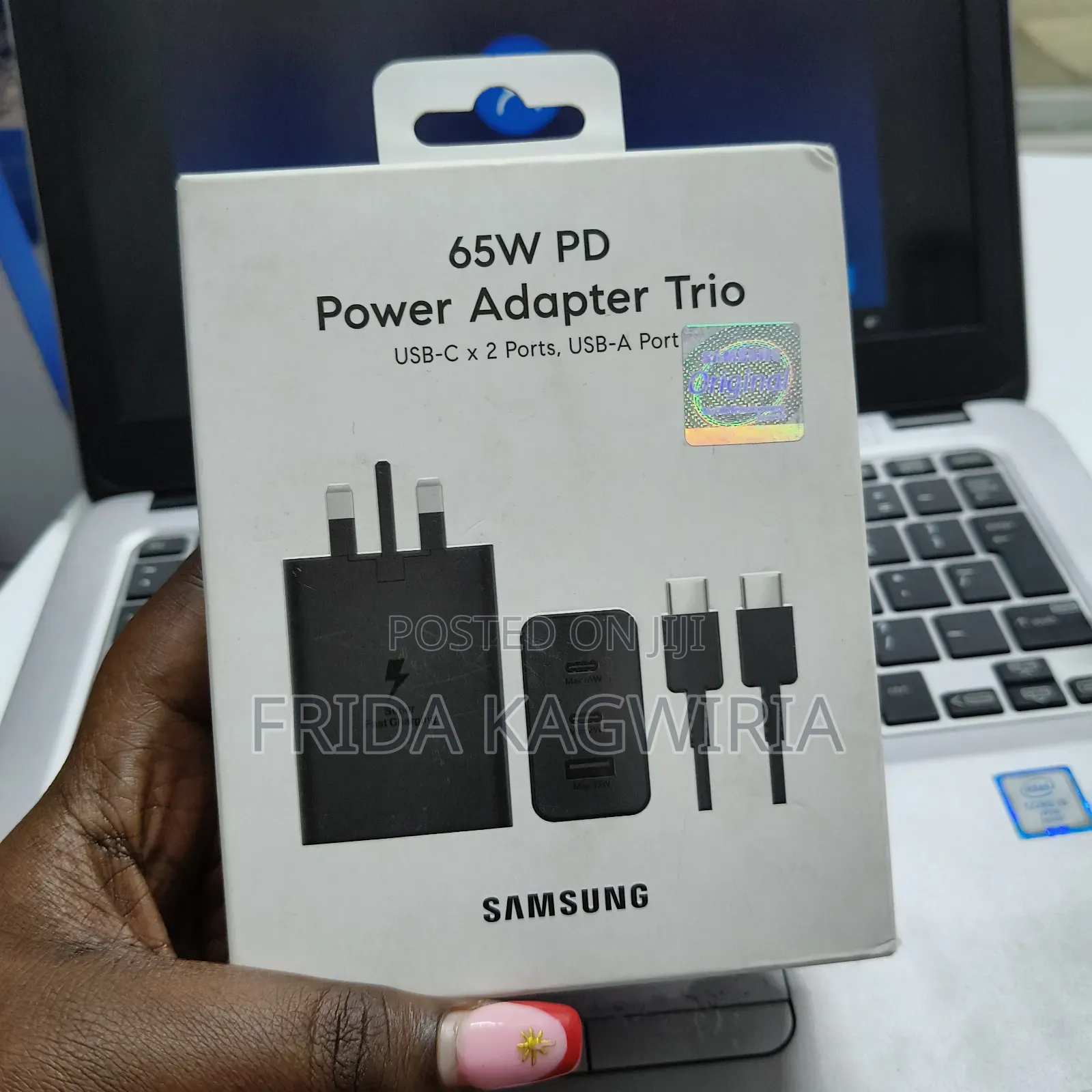 Samsung 65w Power Adapter With Three Ports