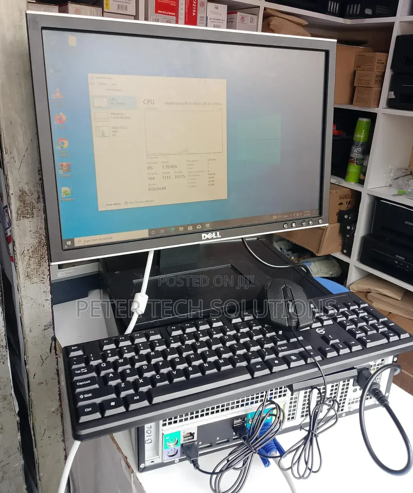 Desktop Computer Dell 4GB Intel Core i5 SSD 500GB