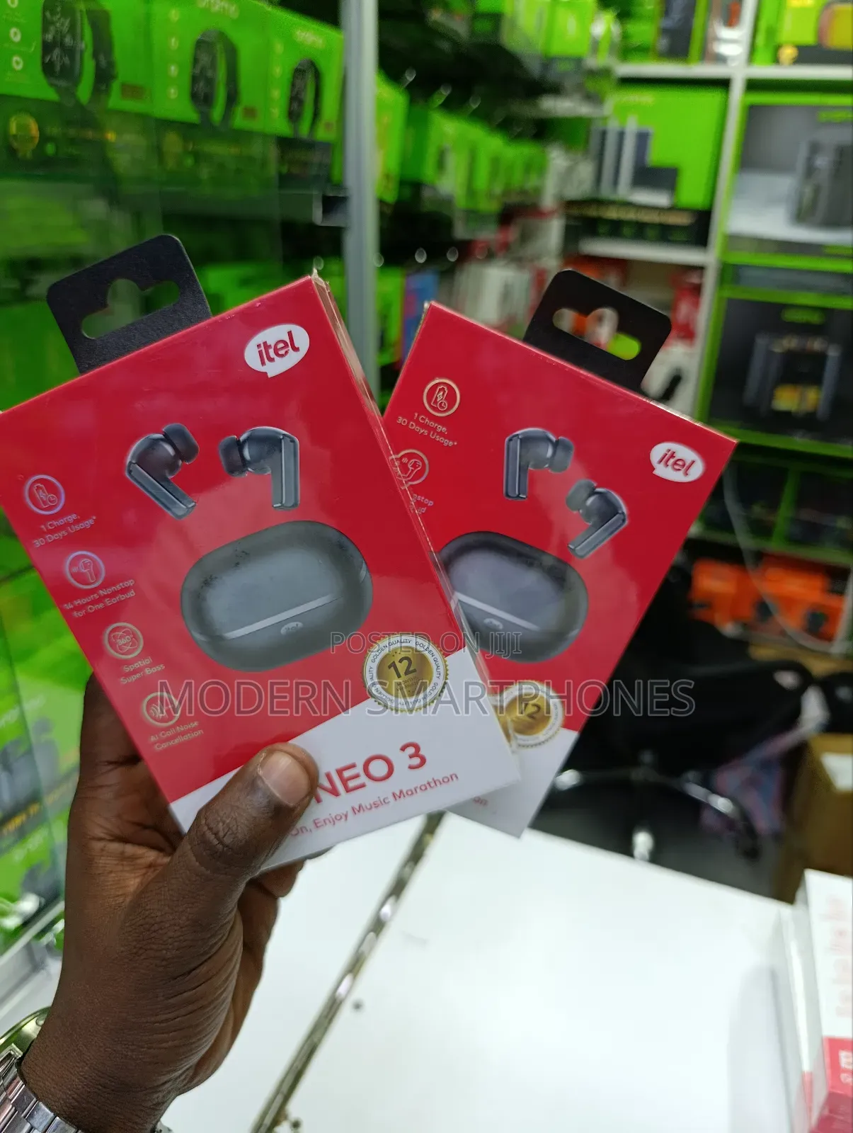 Itel Buds Neo 3 100 Hours Long Playtime