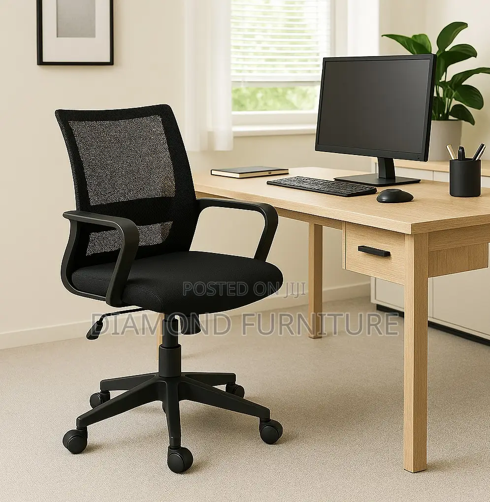 Office Furniture; Mesh Back Ergonomic Task Chair for Office Comfort