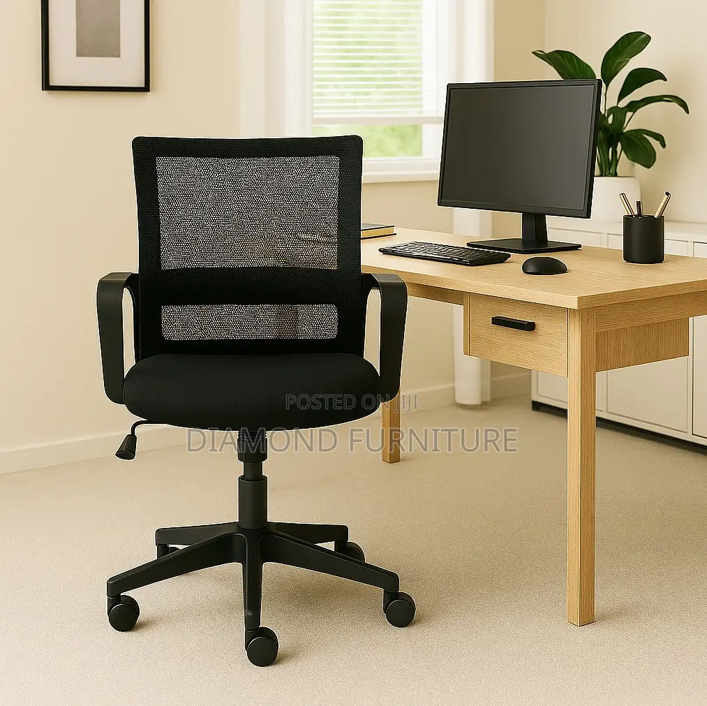 Office Furniture; Mesh Back Ergonomic Task Chair for Office Comfort