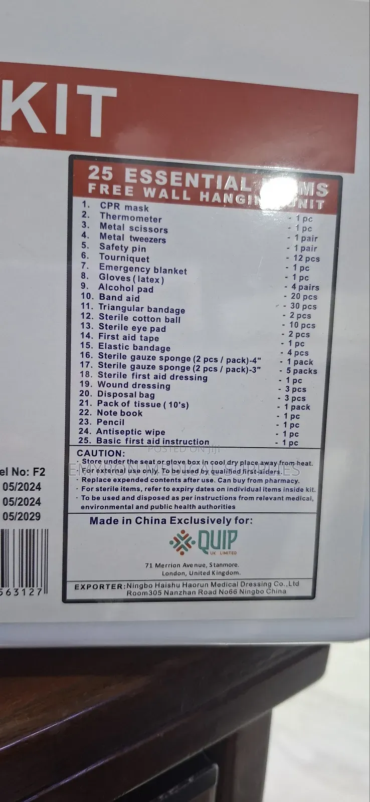 First Aid Kit(25 Essentials)